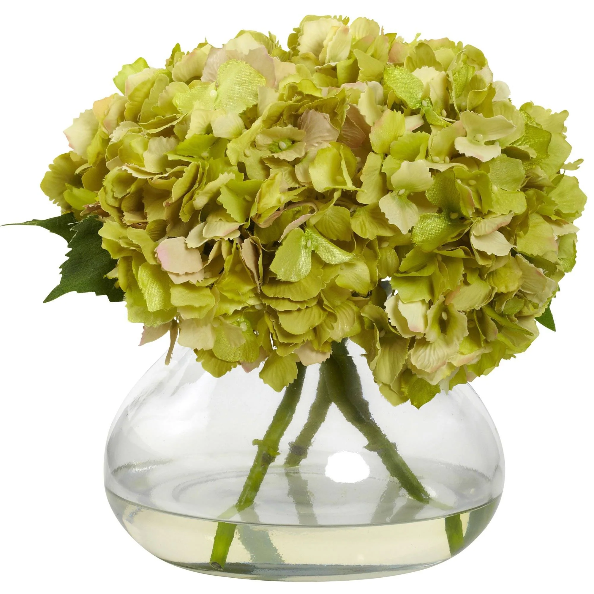 Large Blooming Hydrangea w/Vase - Image 3