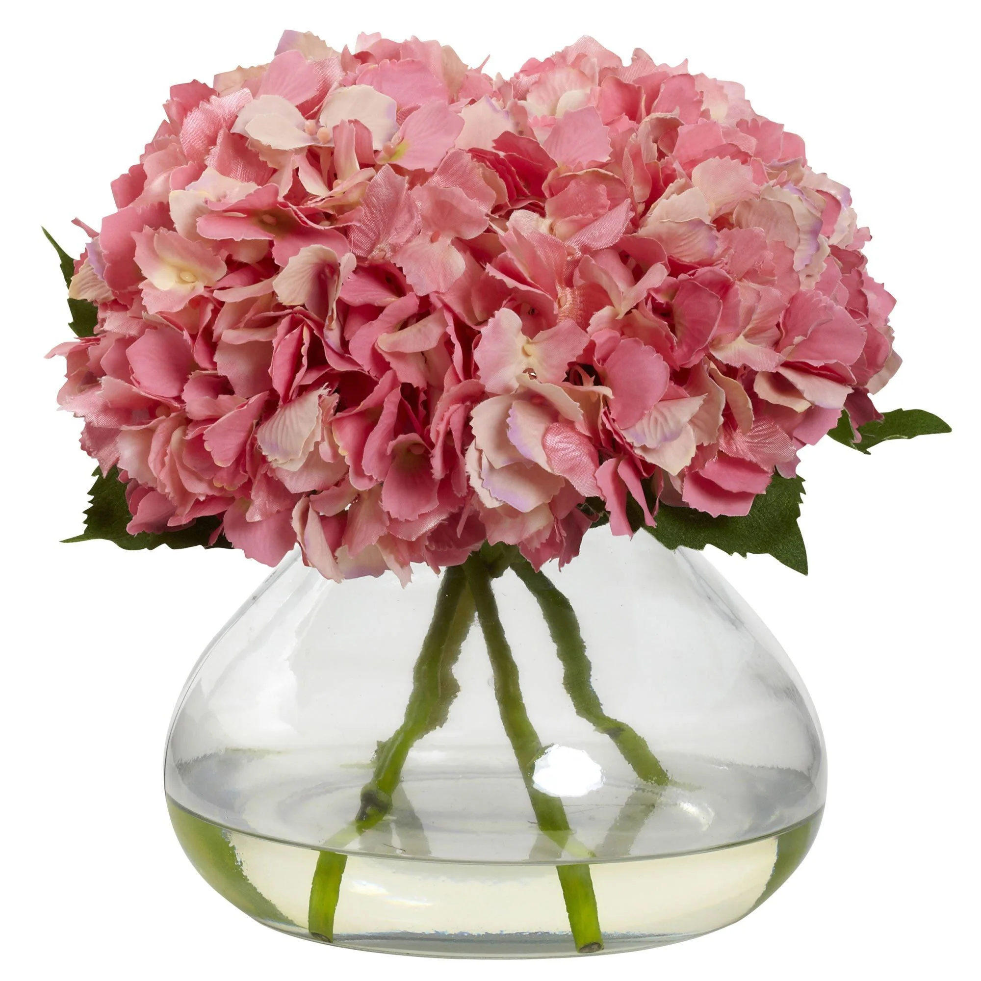 Large Blooming Hydrangea w/Vase - Image 4