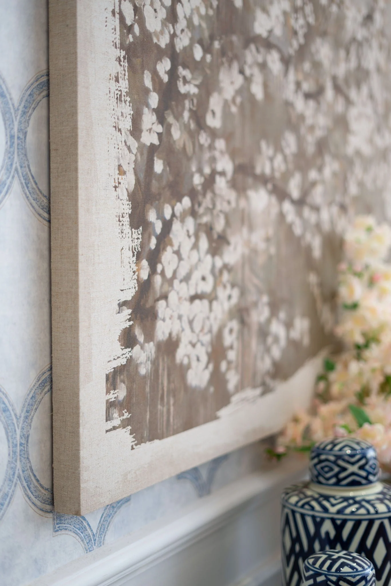 Large Cherry Blossom Canvas Art Print Home Decor Accent Piece - Image 11