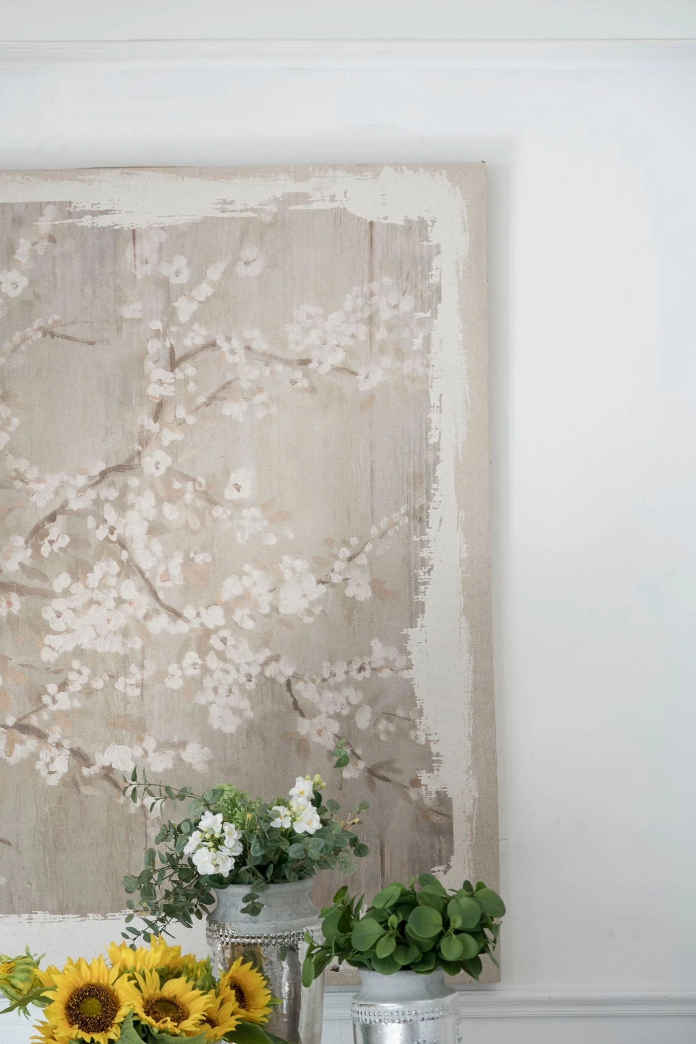 Large Cherry Blossom Canvas Art Print Home Decor Accent Piece - Image 4