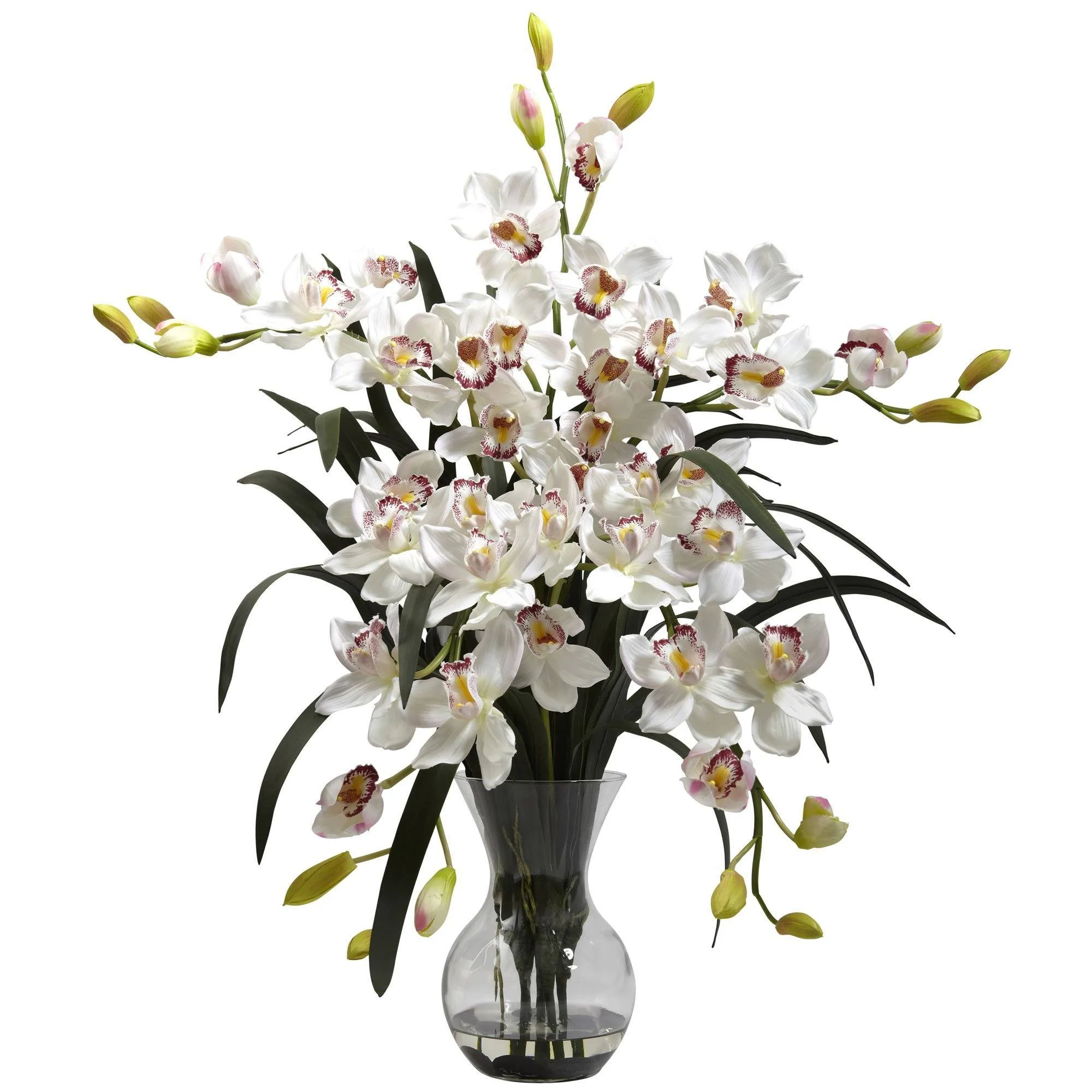 Large Cymbidium w/Vase Arrangement - Image 2