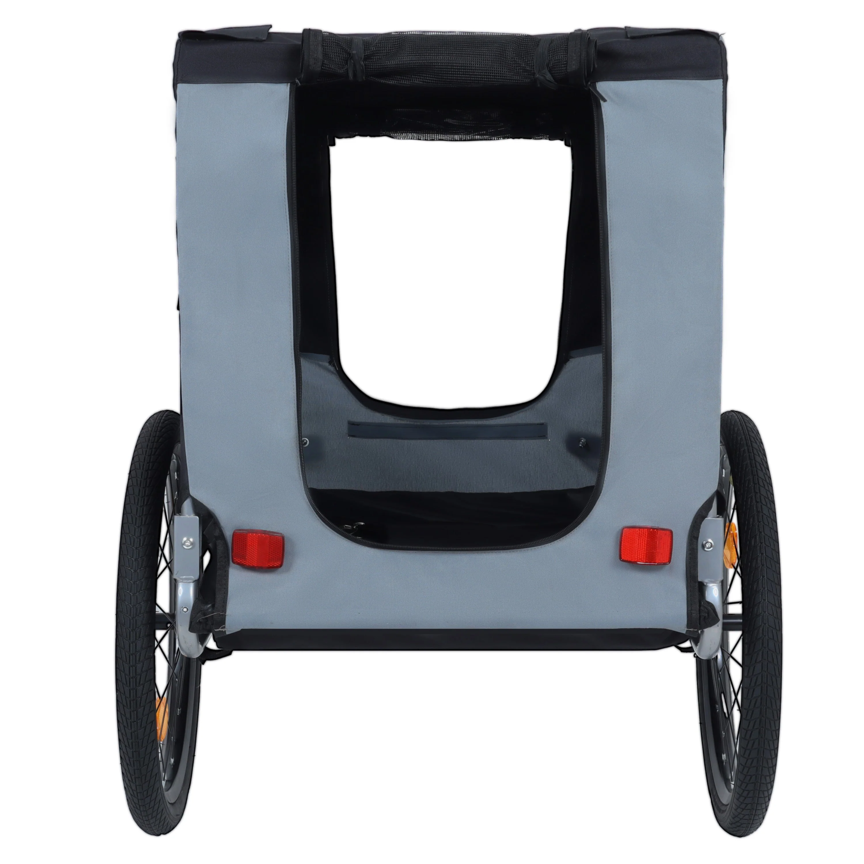 Large Folding Bike Trailer for Dogs – 66LB Capacity All-Terrain Pet Carrier - Image 10