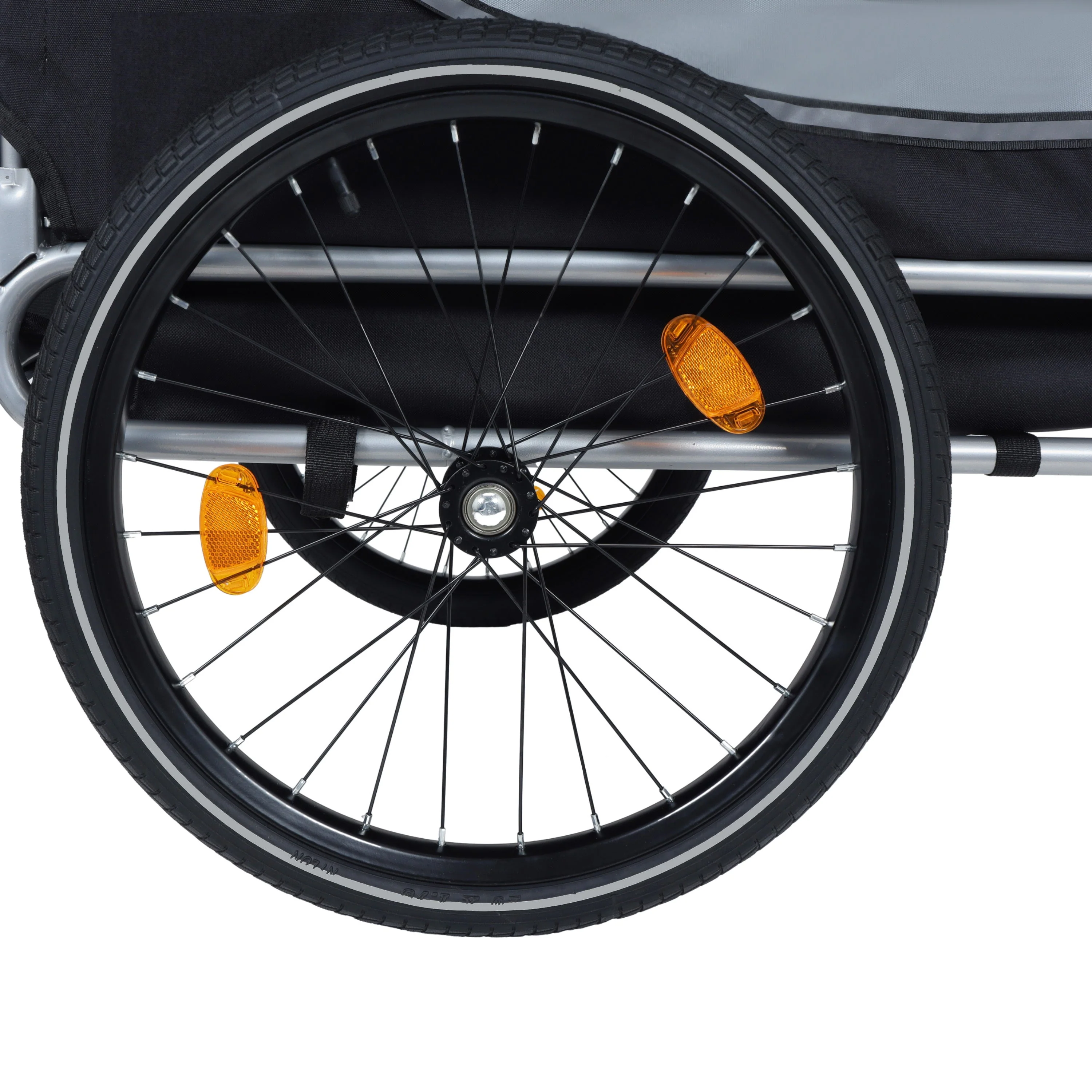 Large Folding Bike Trailer for Dogs – 66LB Capacity All-Terrain Pet Carrier - Image 15