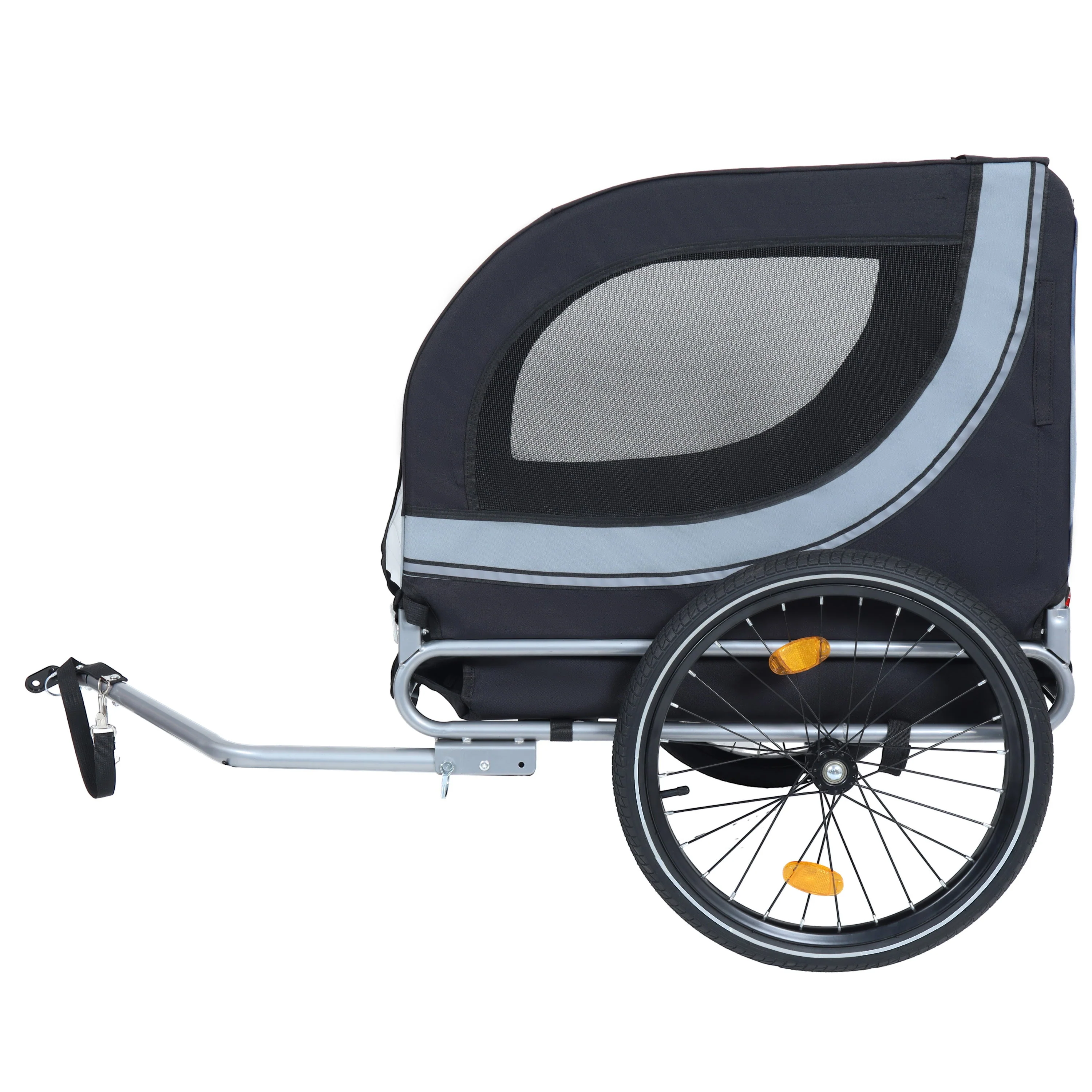 Large Folding Bike Trailer for Dogs – 66LB Capacity All-Terrain Pet Carrier - Image 4