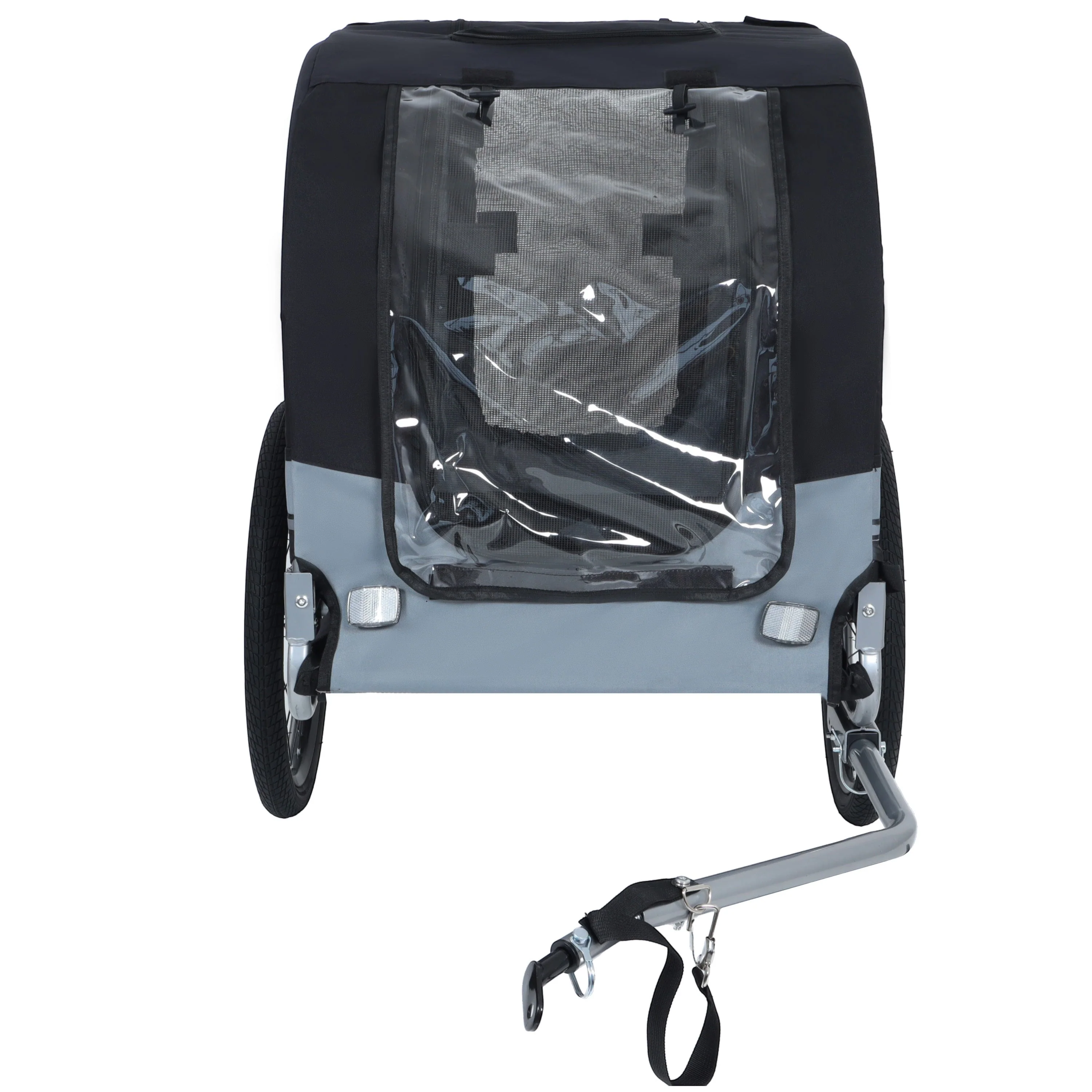 Large Folding Bike Trailer for Dogs – 66LB Capacity All-Terrain Pet Carrier - Image 5