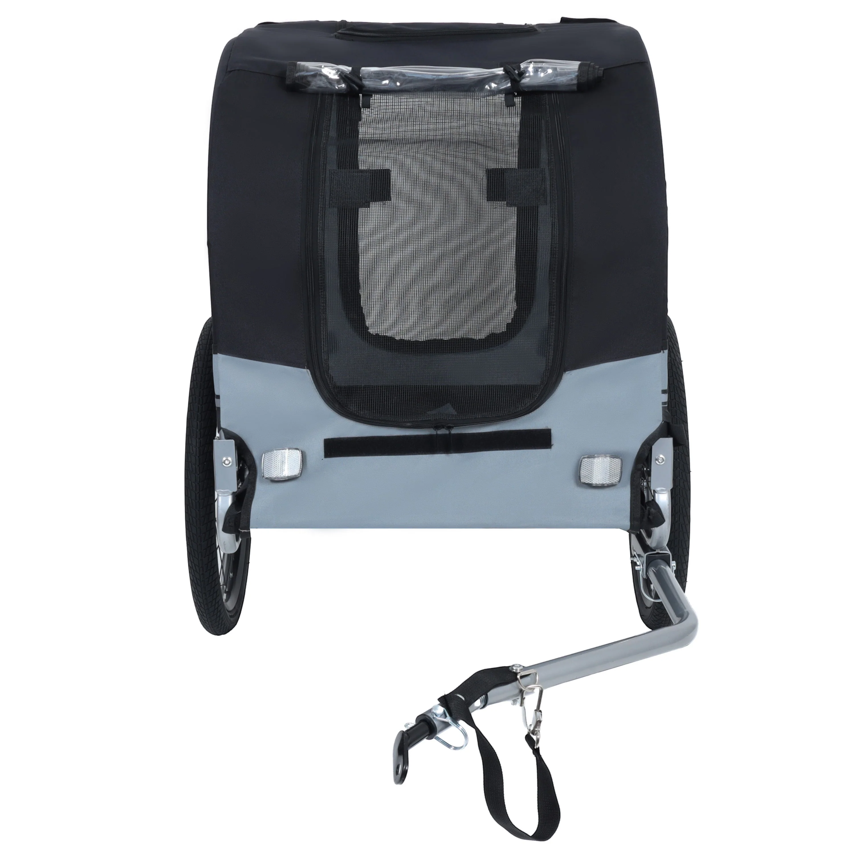 Large Folding Bike Trailer for Dogs – 66LB Capacity All-Terrain Pet Carrier - Image 6
