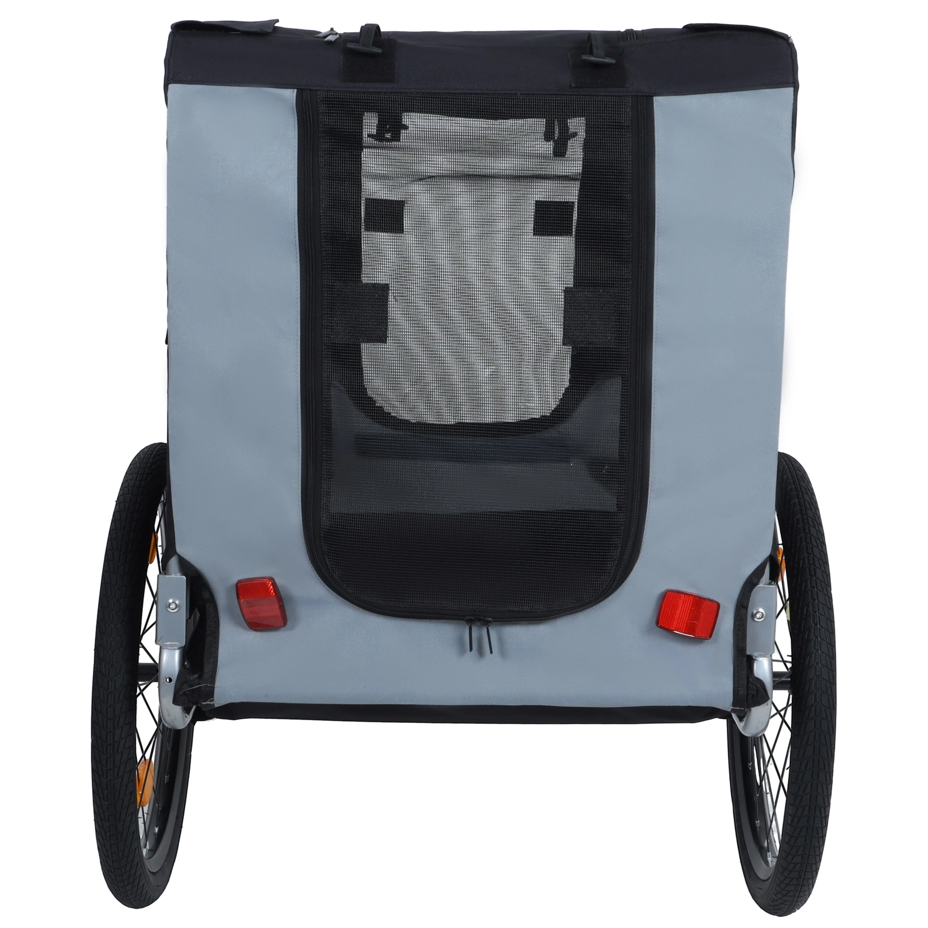 Large Folding Bike Trailer for Dogs – 66LB Capacity All-Terrain Pet Carrier - Image 8
