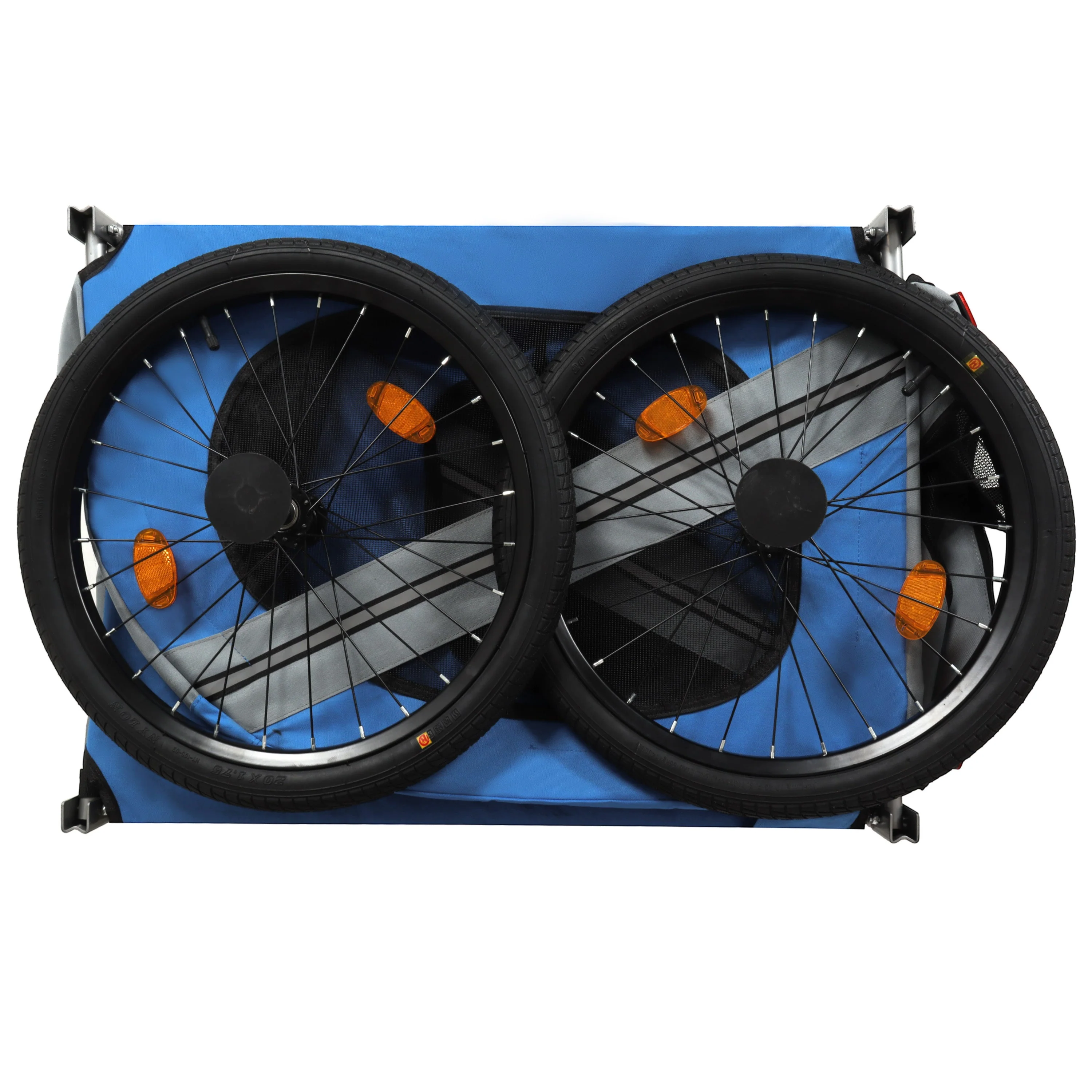 Large Folding Bike Trailer for Dogs – 66LB Capacity All-Terrain Pet Carrier - Image 12