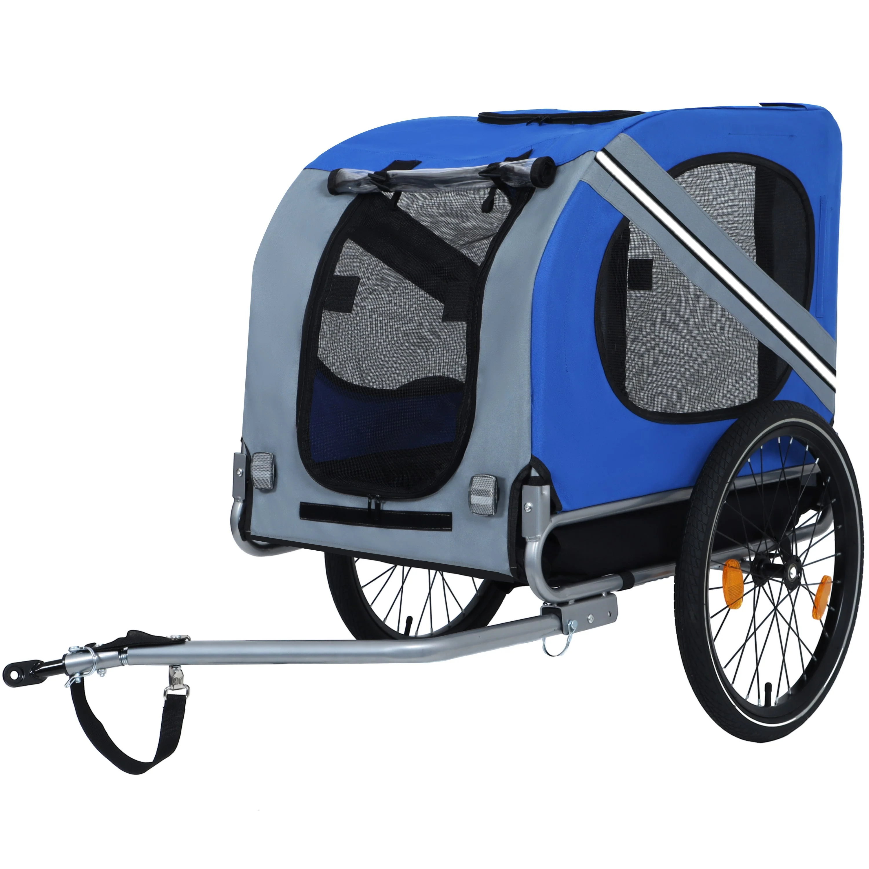 Large Folding Bike Trailer for Dogs – 66LB Capacity All-Terrain Pet Carrier - Image 3