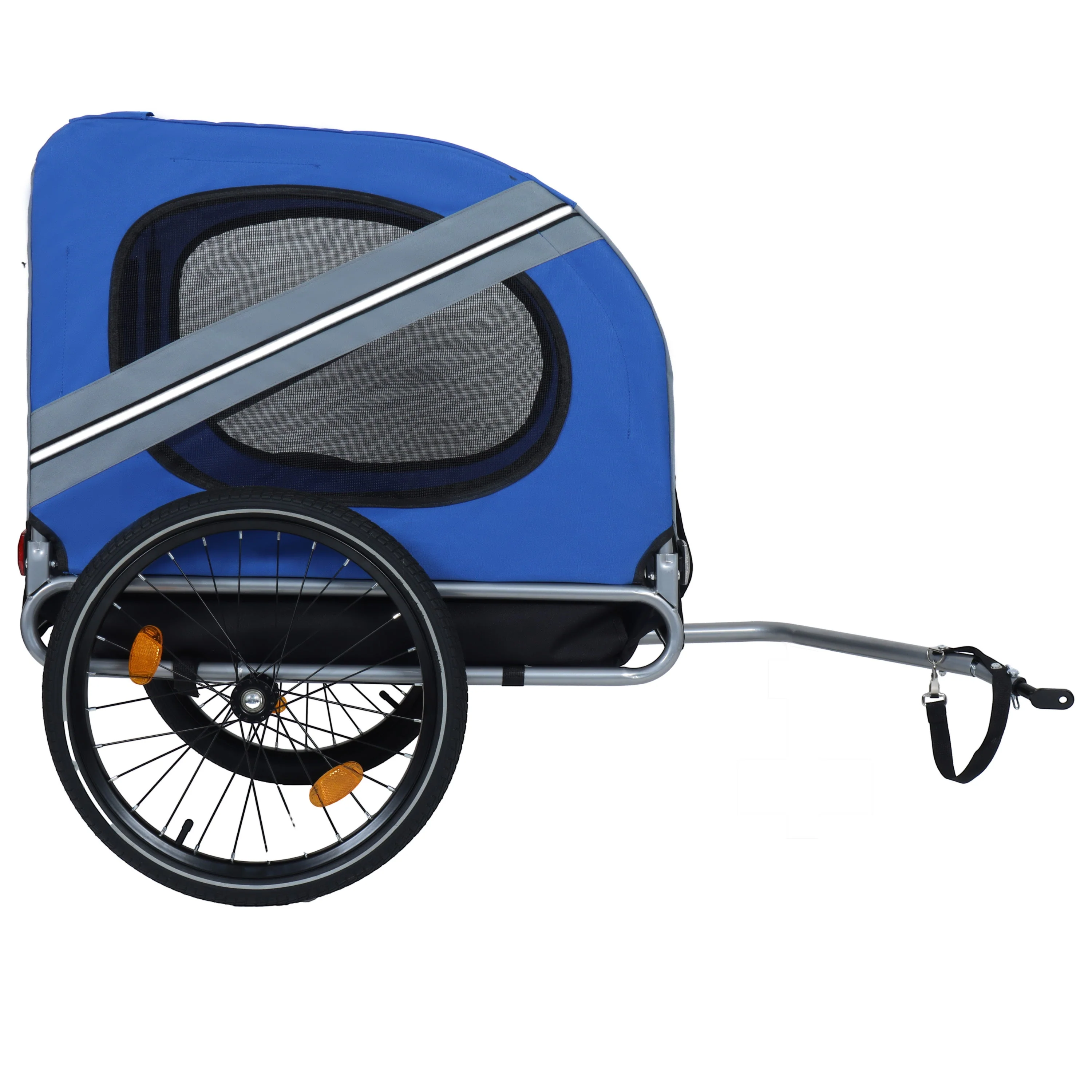 Large Folding Bike Trailer for Dogs – 66LB Capacity All-Terrain Pet Carrier - Image 5