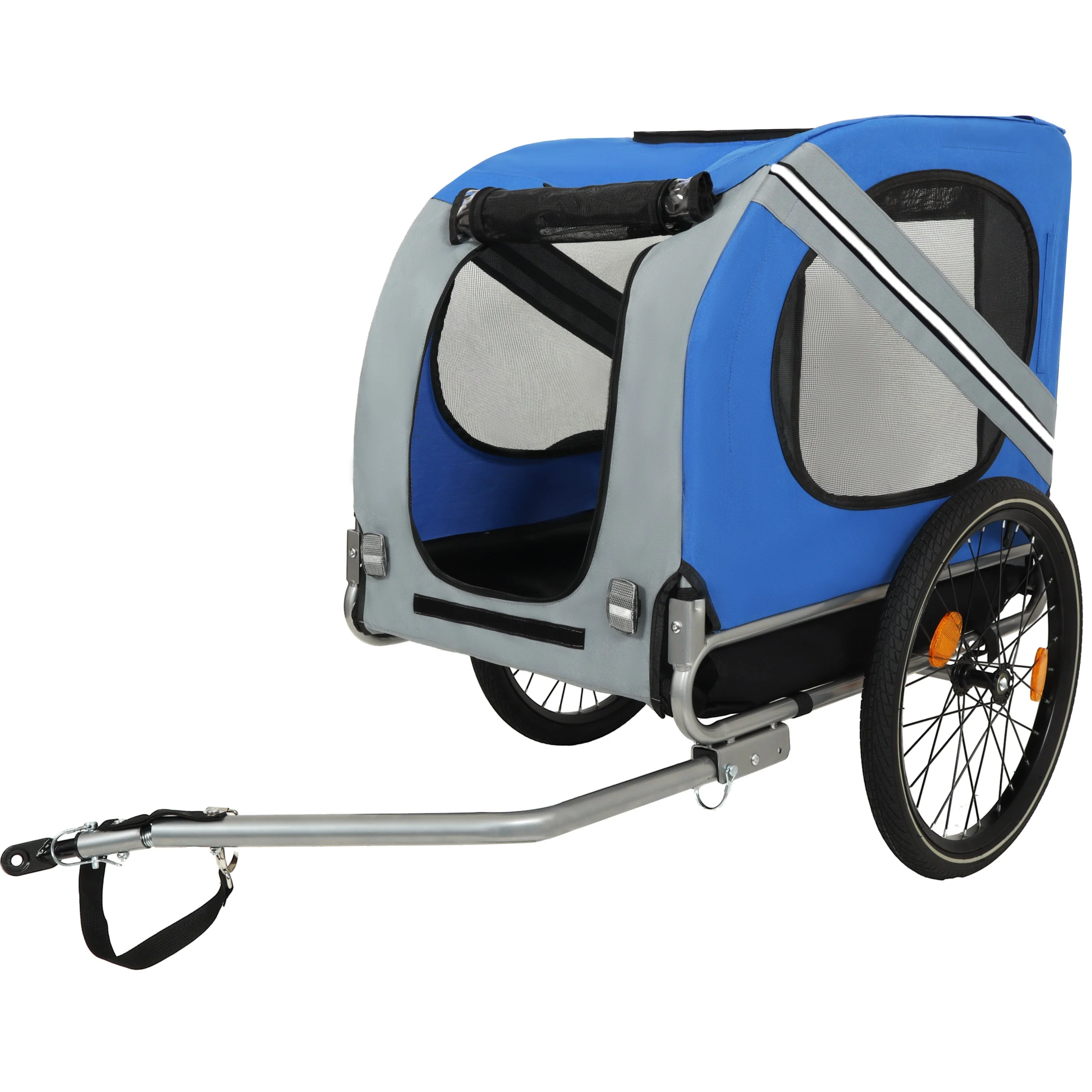 Large Folding Bike Trailer for Dogs – 66LB Capacity All-Terrain Pet Carrier - Image 7