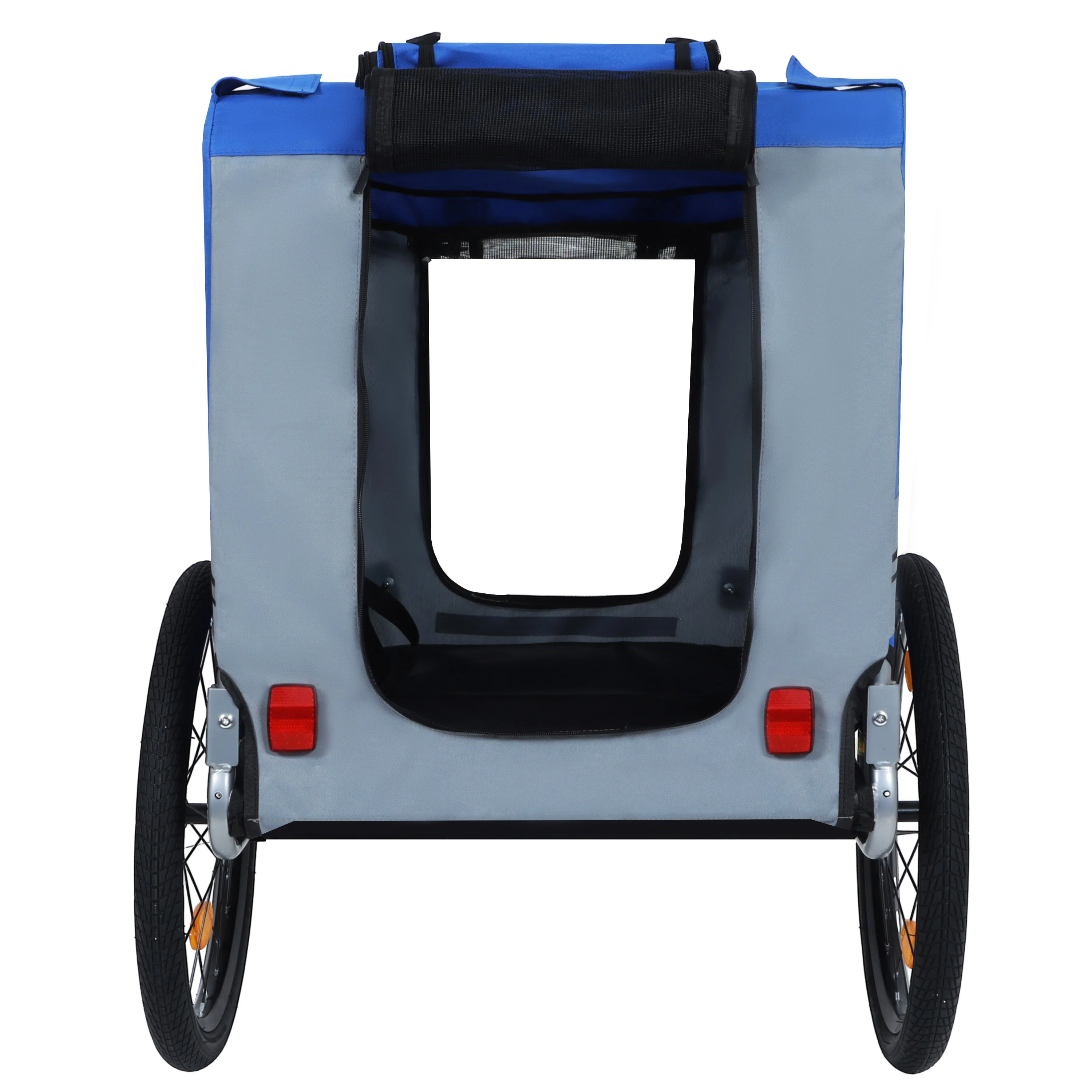 Large Folding Bike Trailer for Dogs – 66LB Capacity All-Terrain Pet Carrier - Image 8