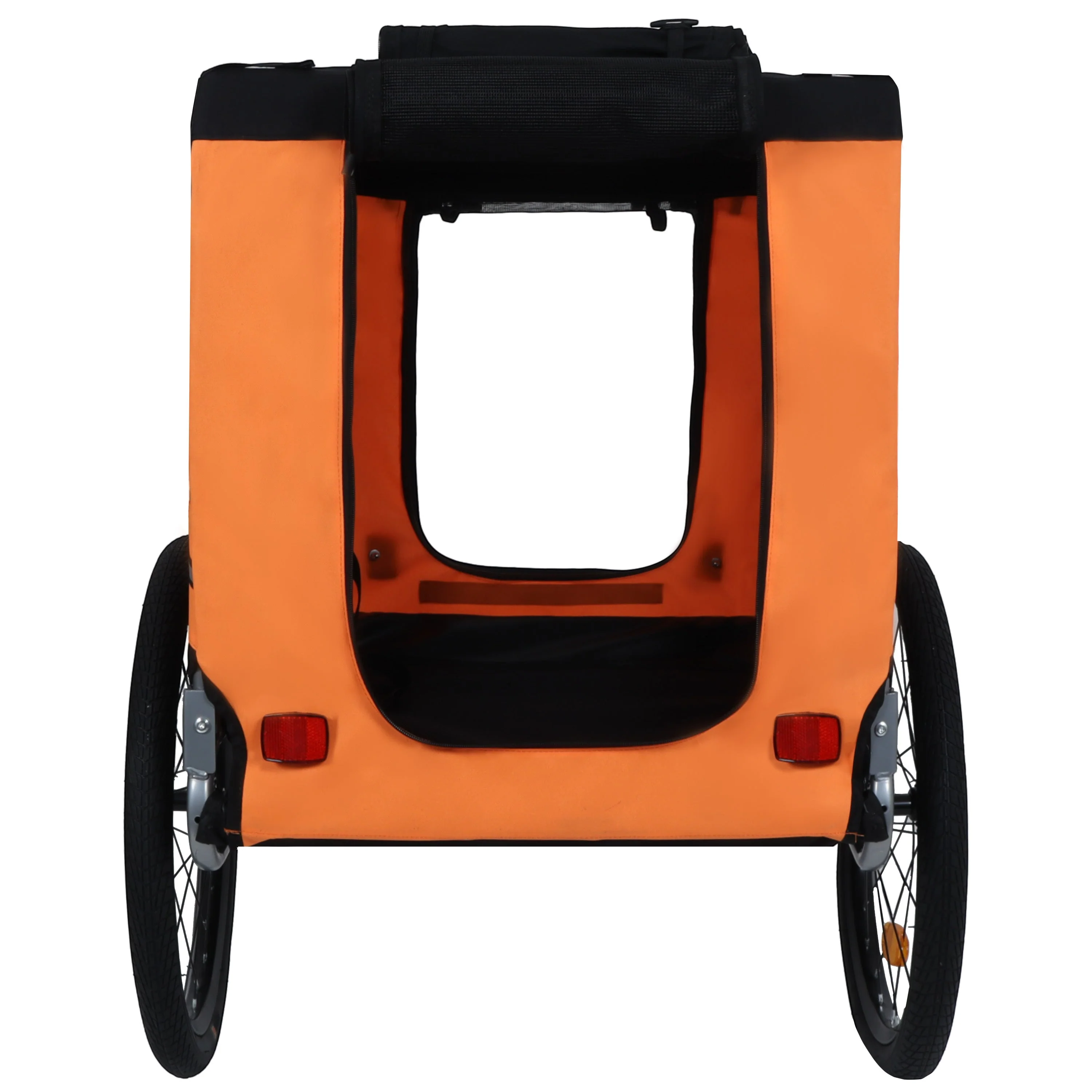Large Folding Bike Trailer for Dogs – 66LB Capacity All-Terrain Pet Carrier - Image 8