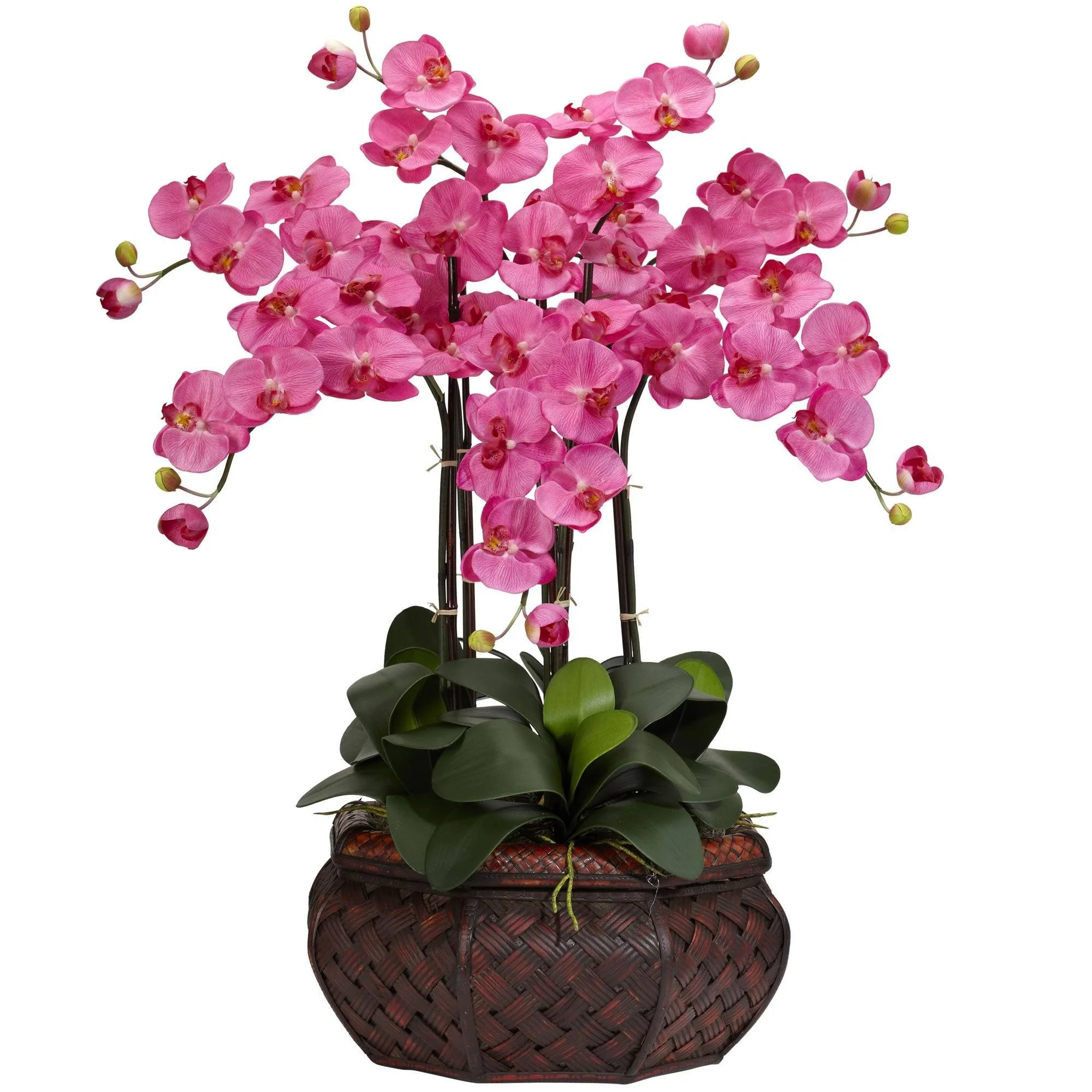Large Phalaenopsis Silk Flower Arrangement - Image 3