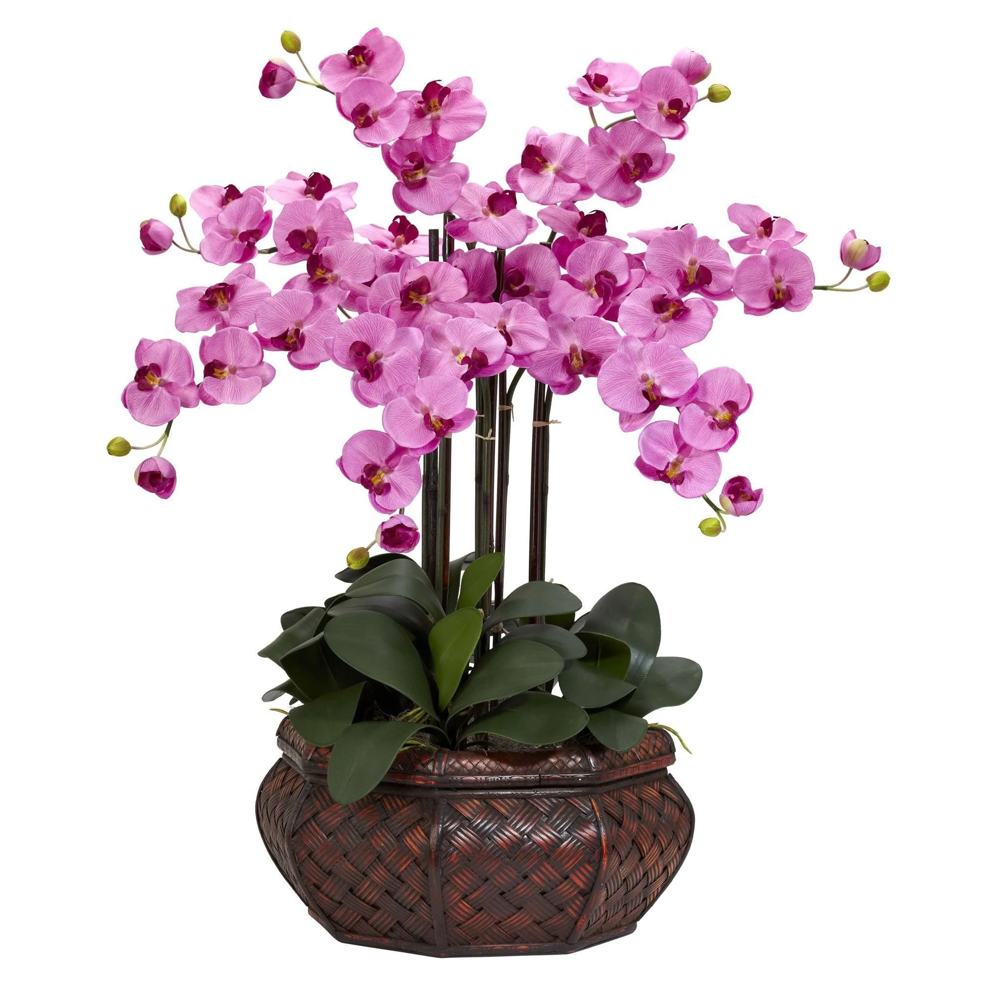 Large Phalaenopsis Silk Flower Arrangement - Image 5