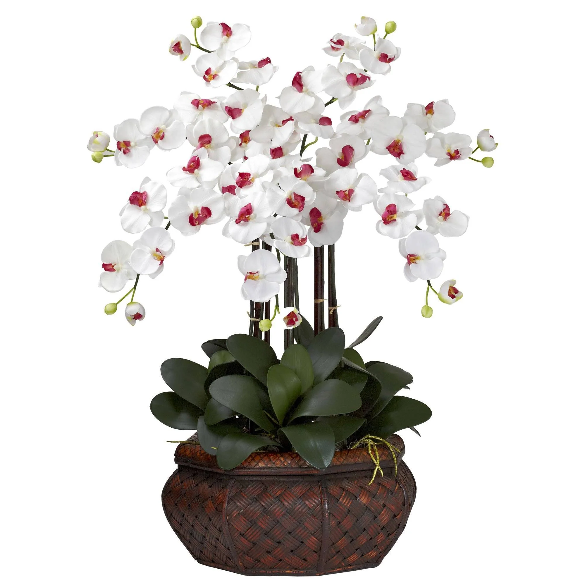 Large Phalaenopsis Silk Flower Arrangement - Image 7