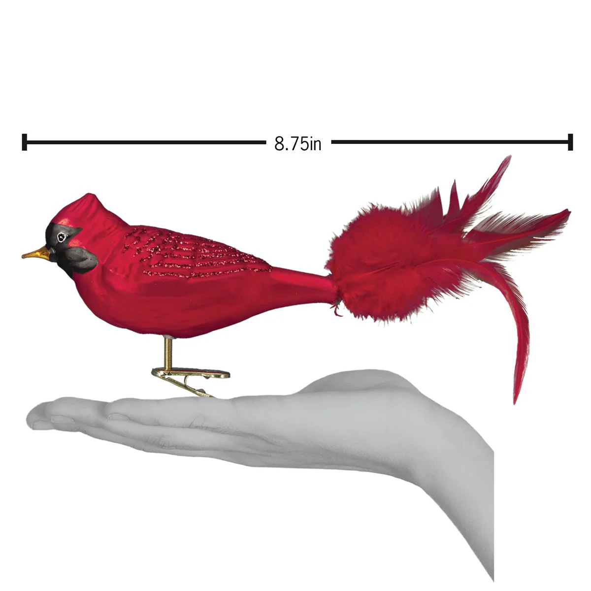 Large Red Cardinal Ornament - Image 3