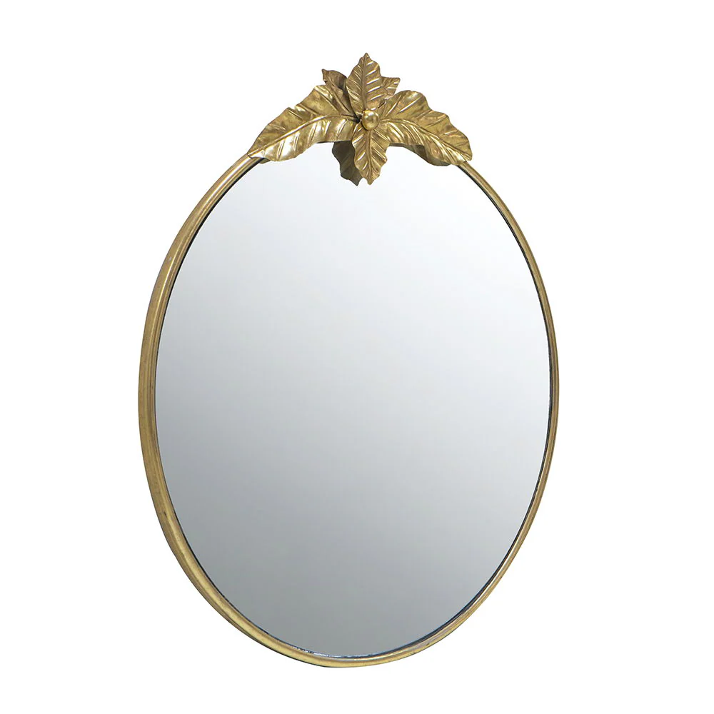Large Round Wall Mirror With Metal Frame Circle Accent Mirror For Living Room Bedroom Entryway - Gold - Image 7