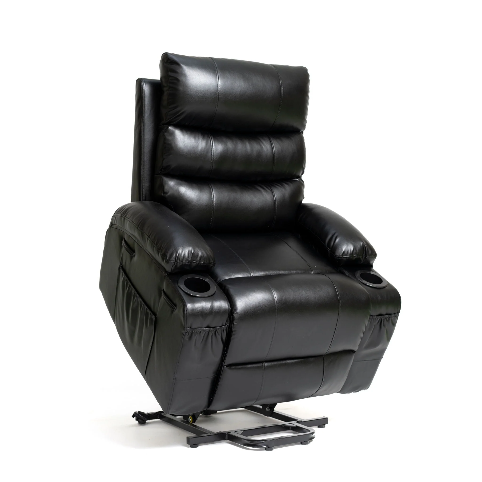 Large Size Electric Power Lift Recliner Chair Sofa With 8 Point Vibration Massage And Lumbar Heat - Image 2