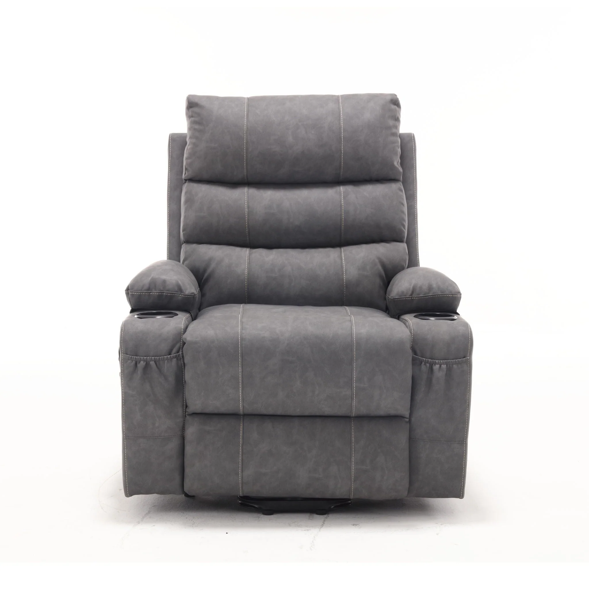 Large Size Electric Power Lift Recliner Chair Sofa With 8 Point Vibration Massage And Lumbar Heat - Image 3