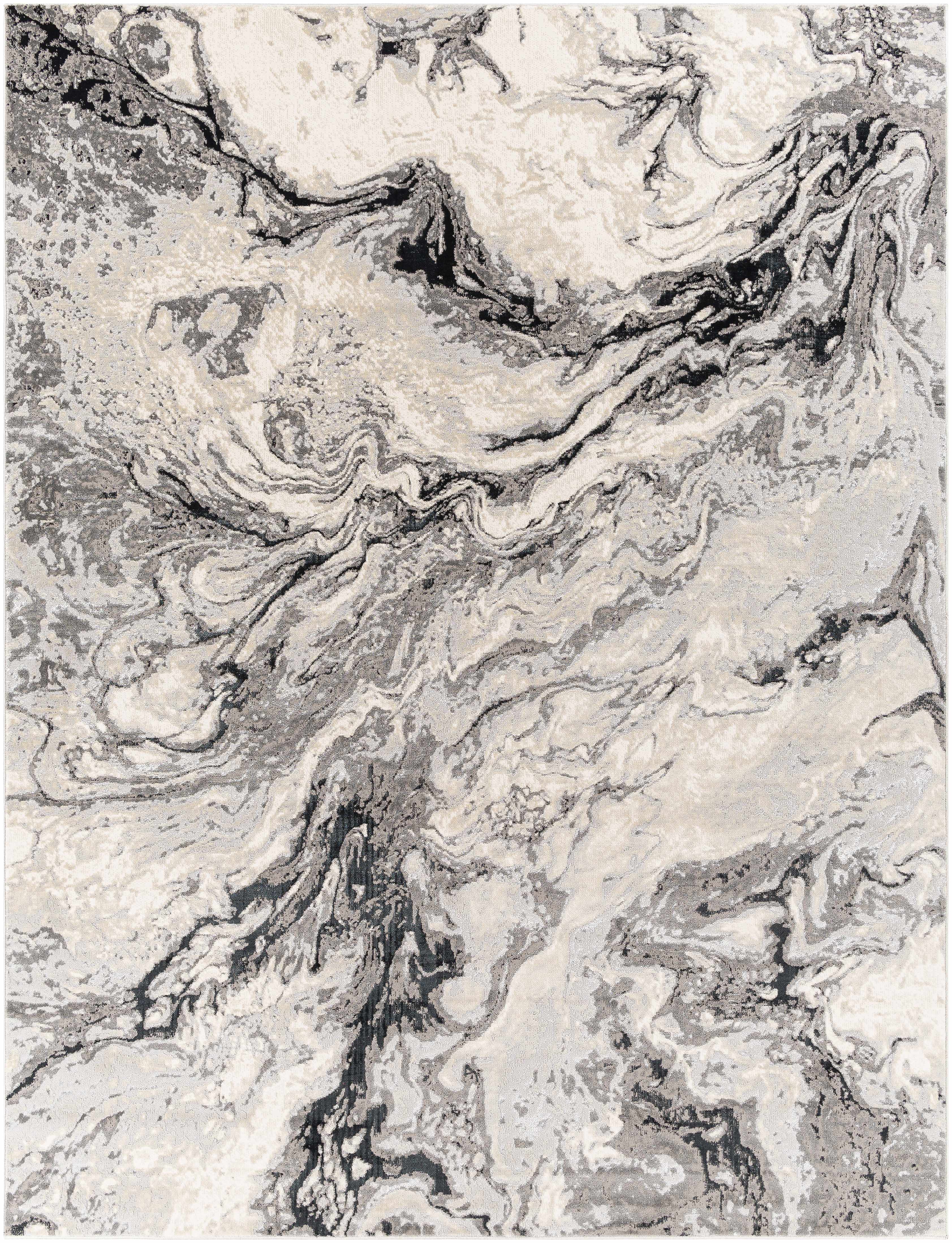 Lawigan Gray Marble Rug - Clearance - Image 9