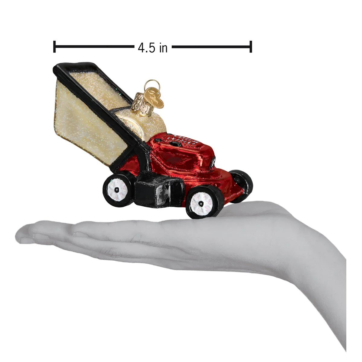 Lawn Mower Ornament by Old World Christmas - Image 6
