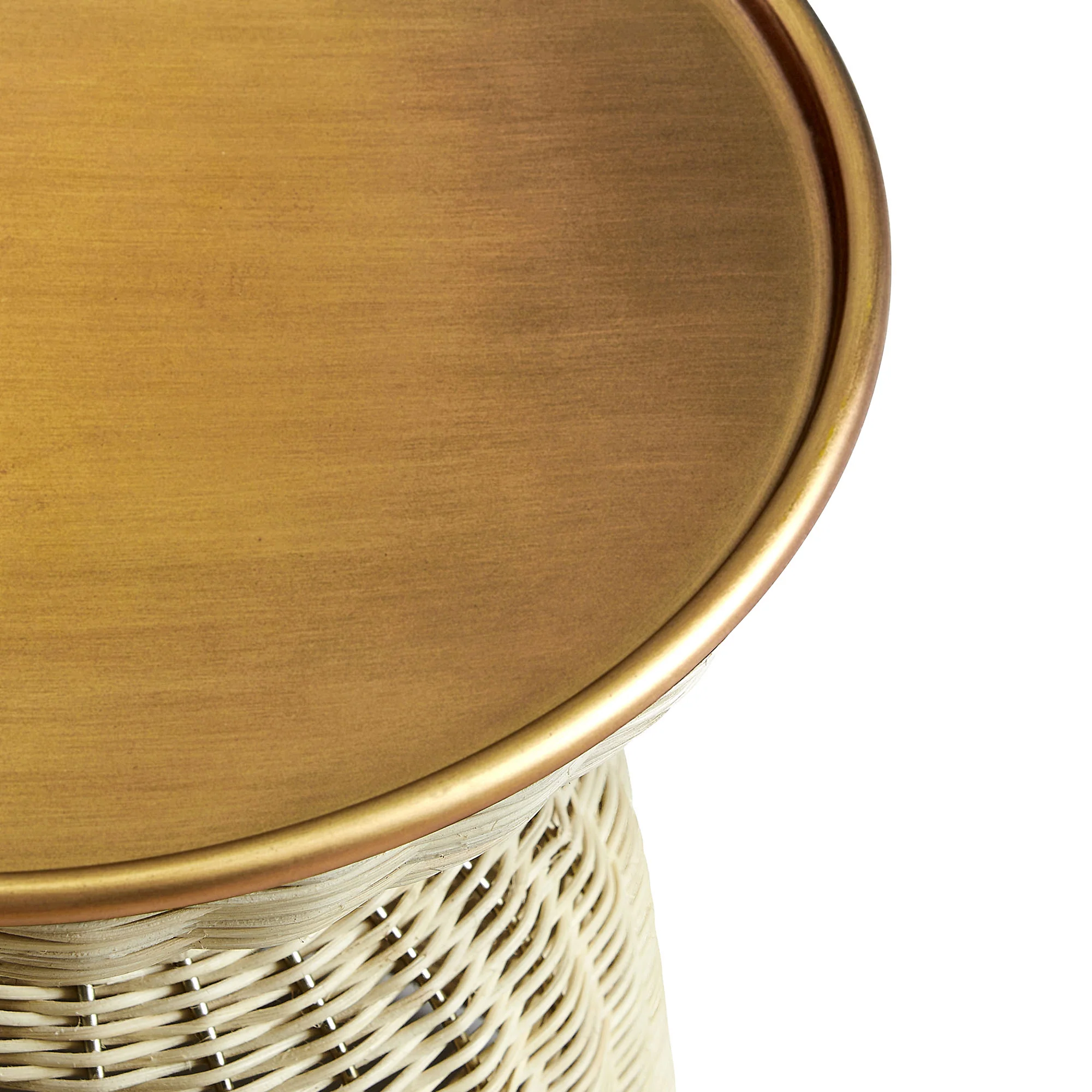 Lazaro Round Rattan Side Table by Modway - Image 5