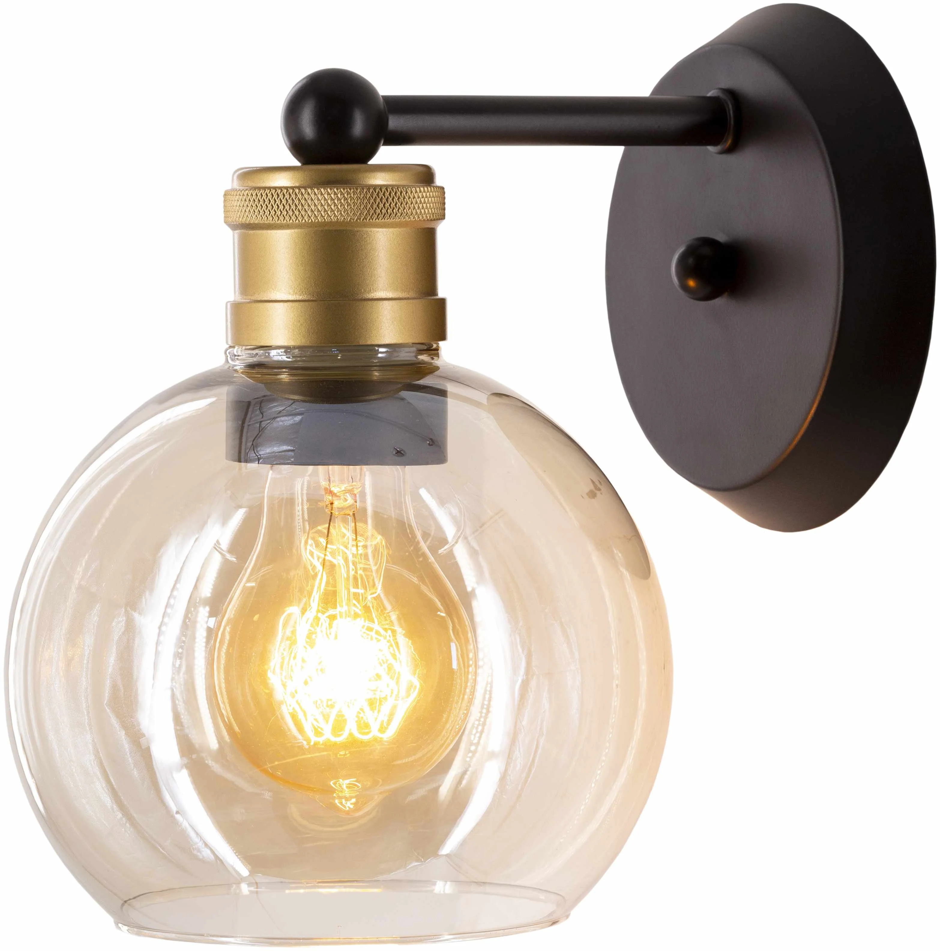 Leabrook Black Metal Wall Sconce - Image 7