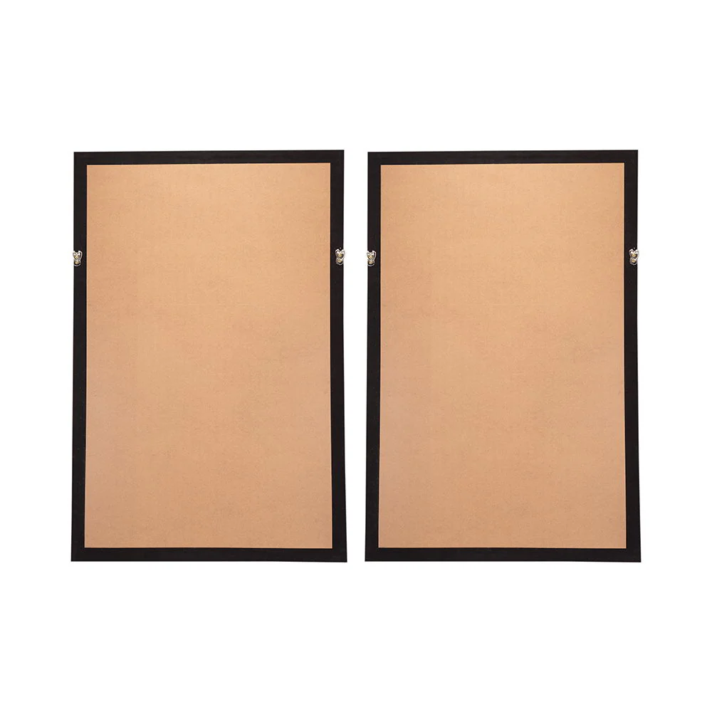 Leaf Shadow Box Wall Decor (Set of 2) - White / Gray - Image 11