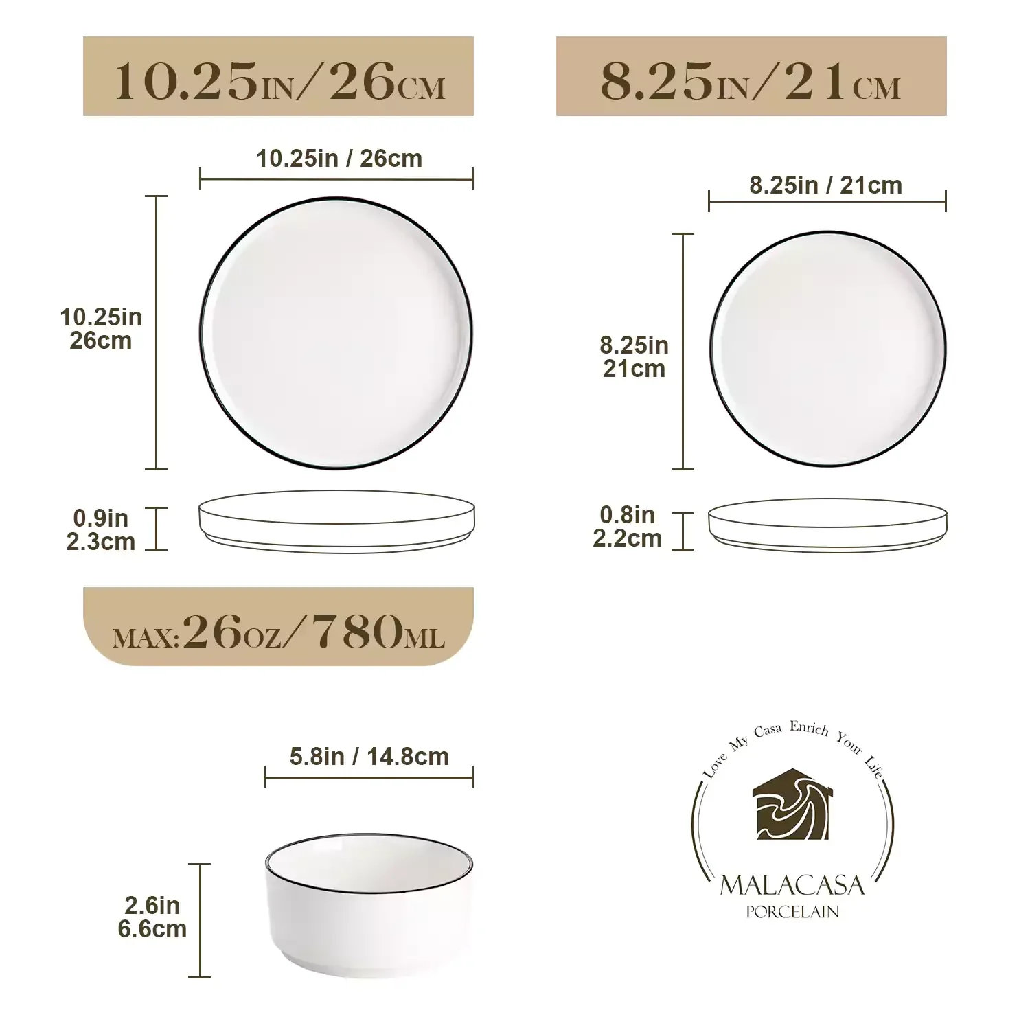 Leah 12 Piece Dinnerware Set - Image 18