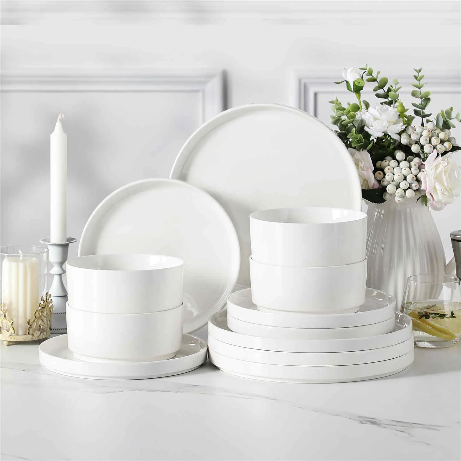 Leah 12 Piece Dinnerware Set - Image 2