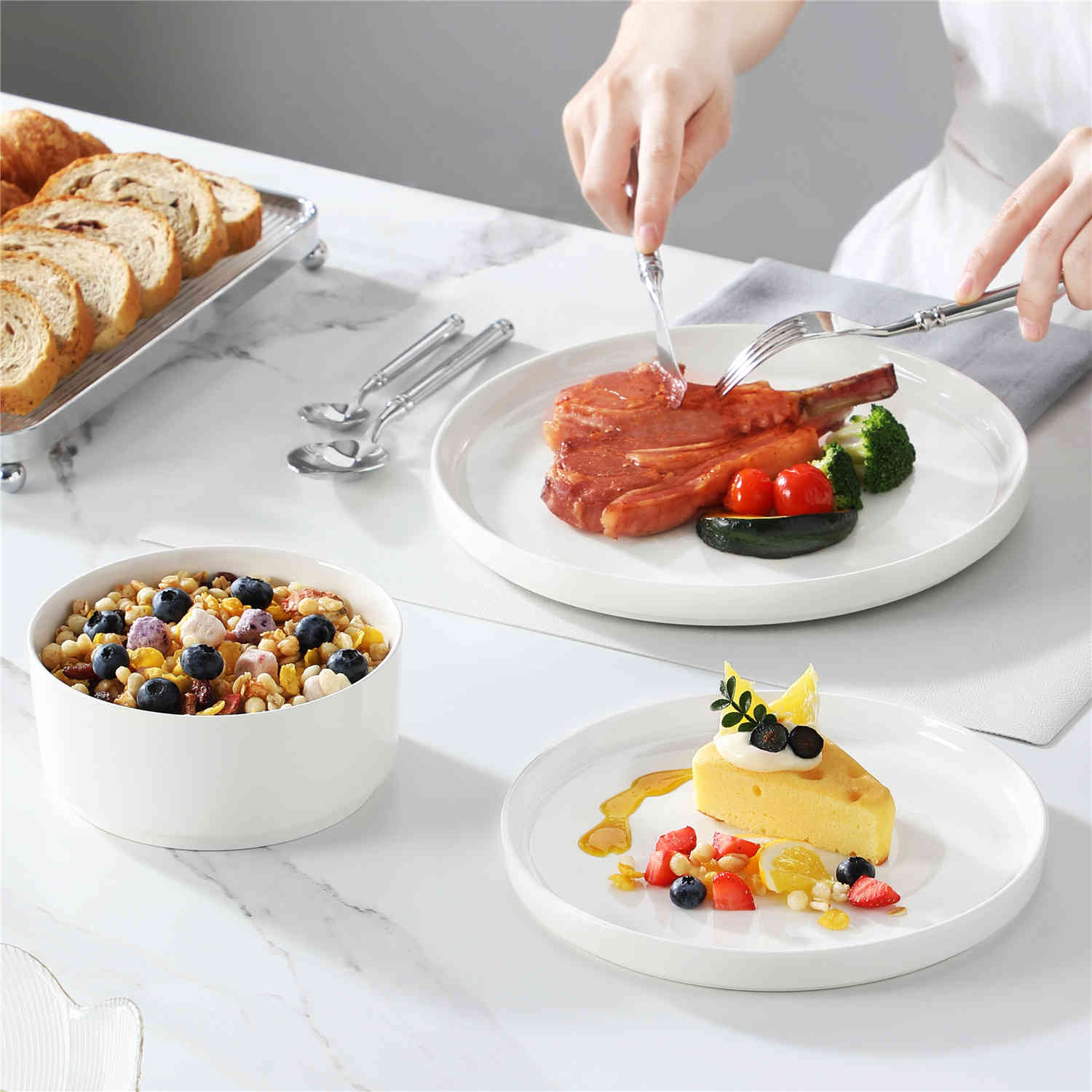 Leah 12 Piece Dinnerware Set - Image 3