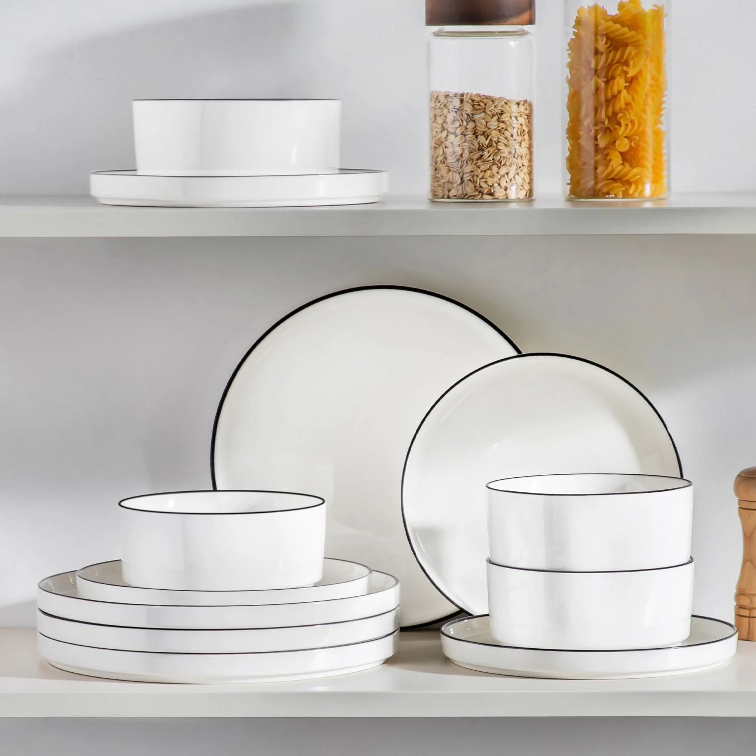 Leah 12 Piece Dinnerware Set for 4 - Image 15