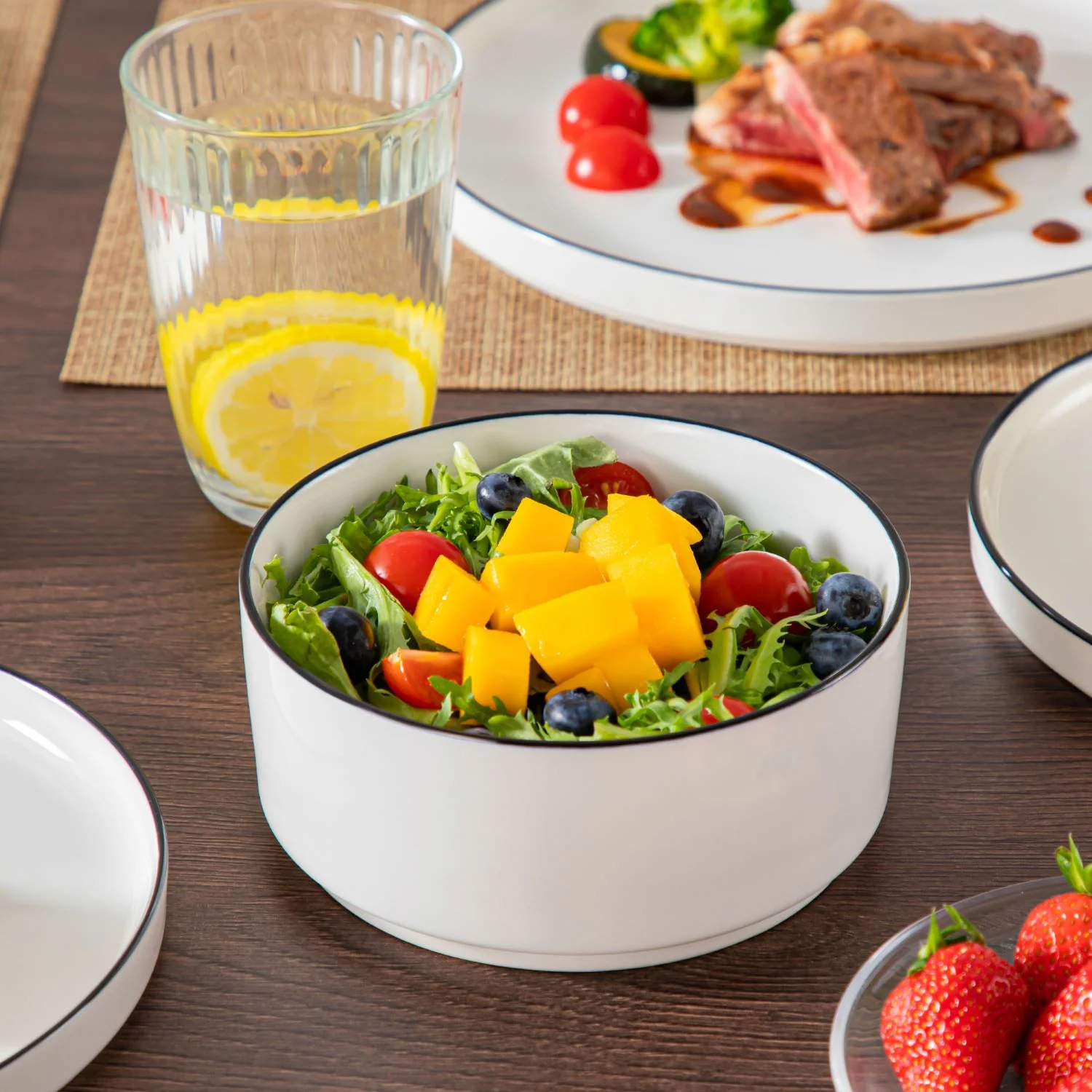 Leah 12 Piece Dinnerware Set for 4 - Image 17
