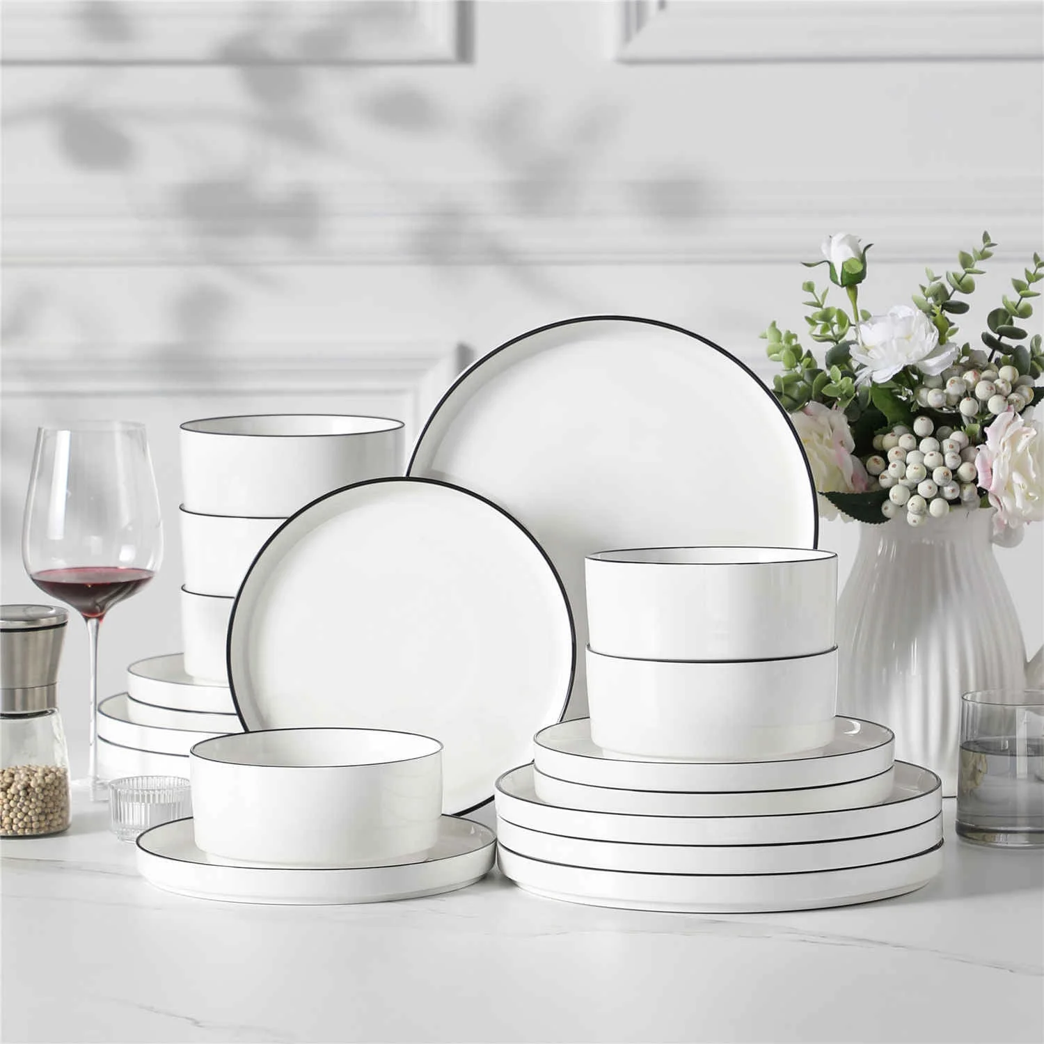 Leah 18 Piece Dinnerware Set - Image 13