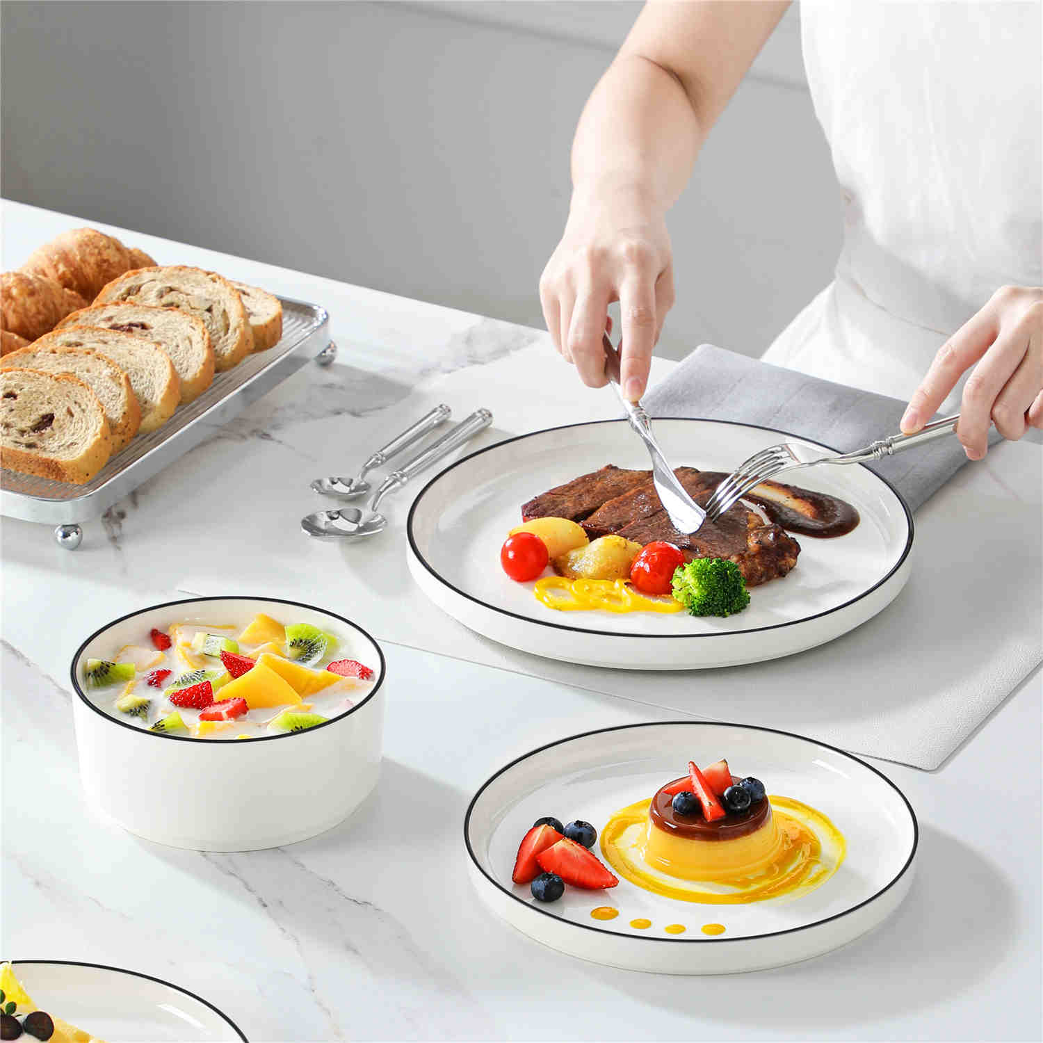 Leah 18 Piece Dinnerware Set - Image 14