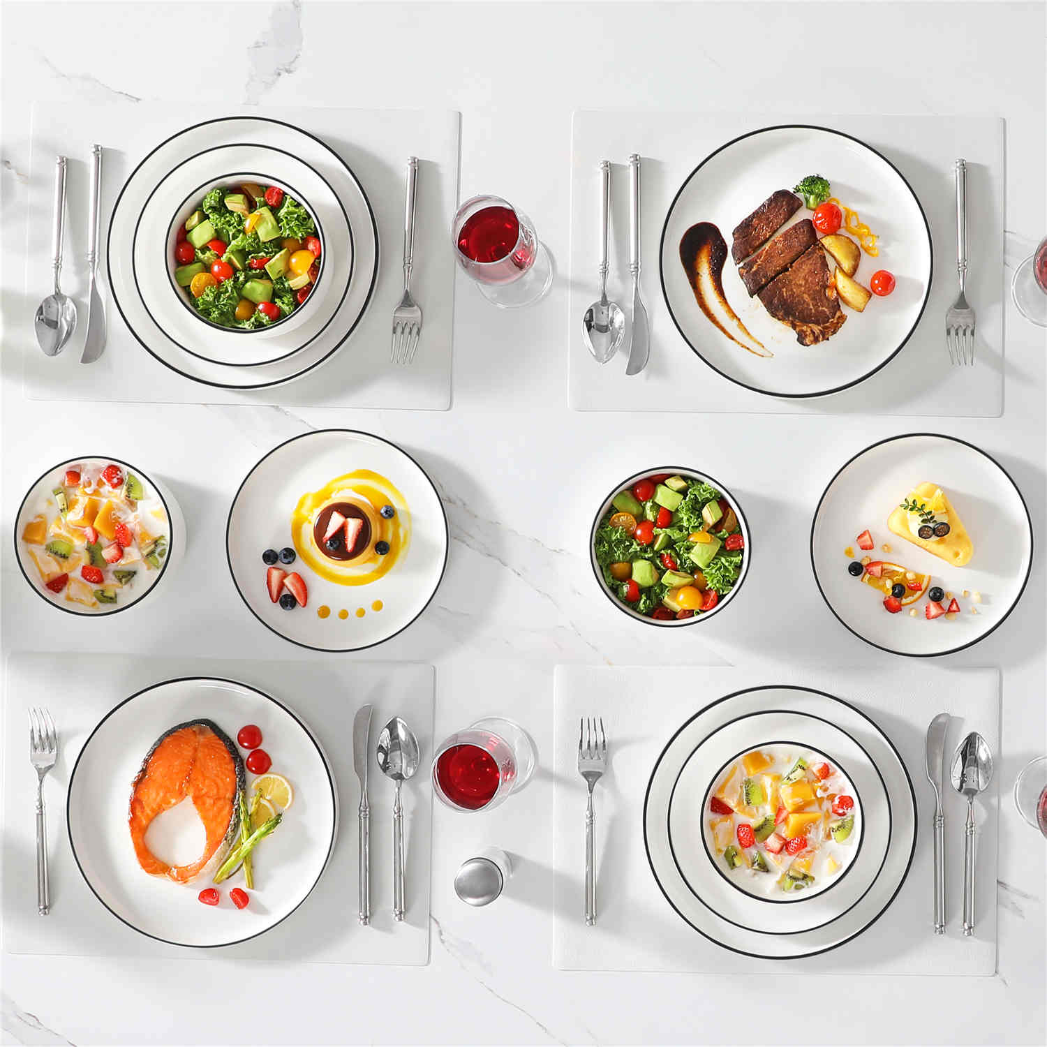 Leah 18 Piece Dinnerware Set - Image 15