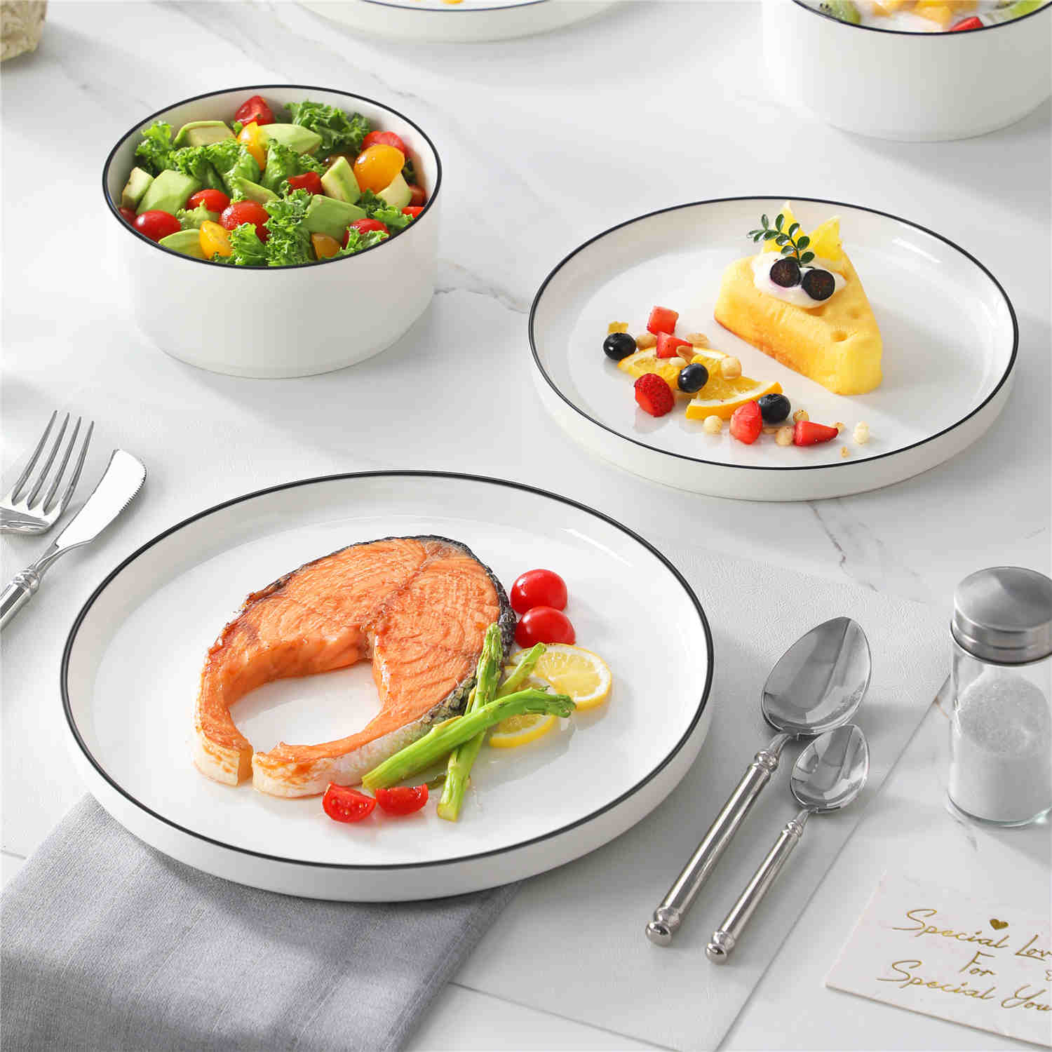 Leah 18 Piece Dinnerware Set - Image 16