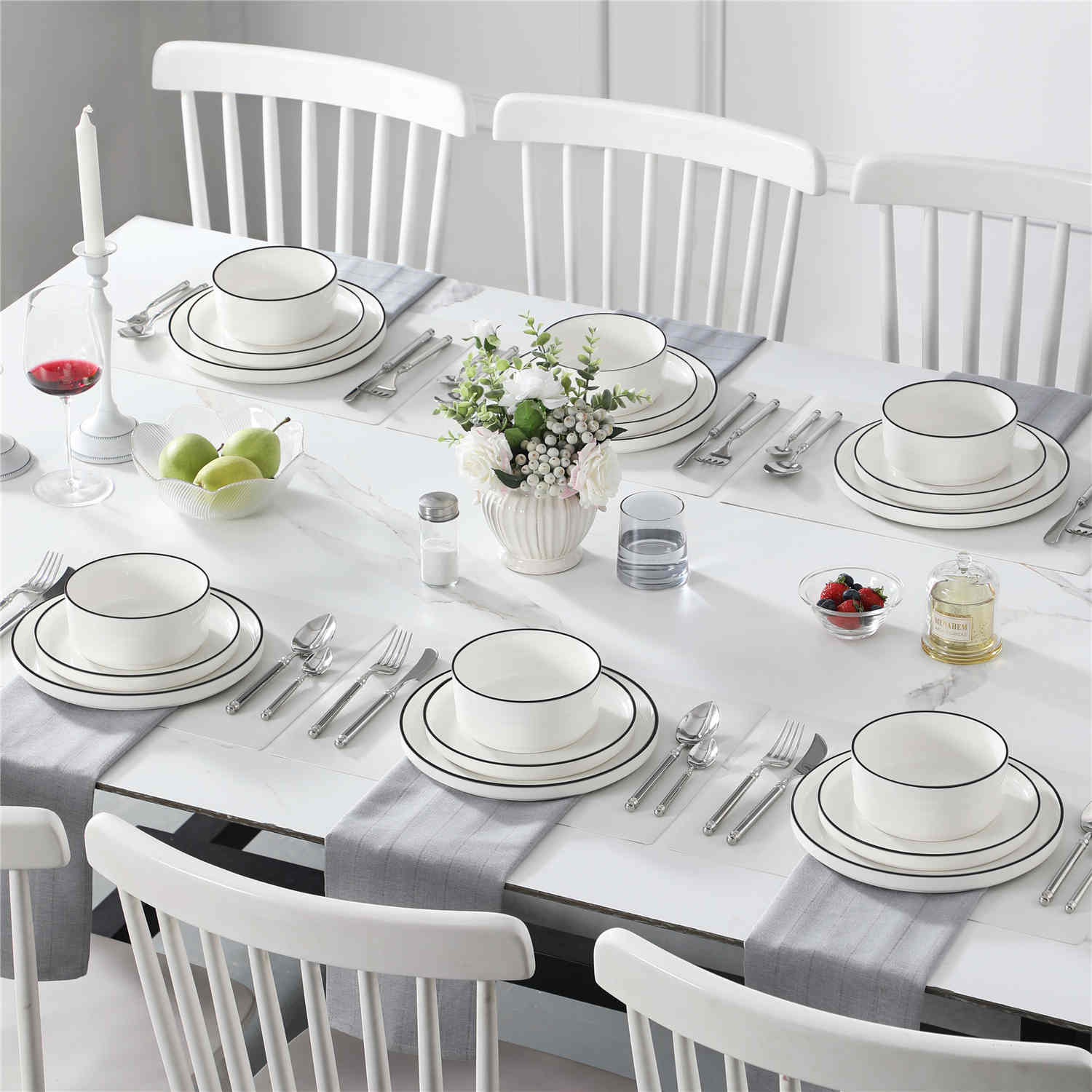 Leah 18 Piece Dinnerware Set - Image 17