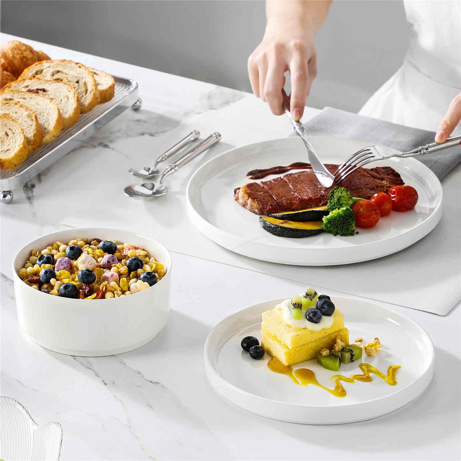 Leah 18 Piece Dinnerware Set - Image 3