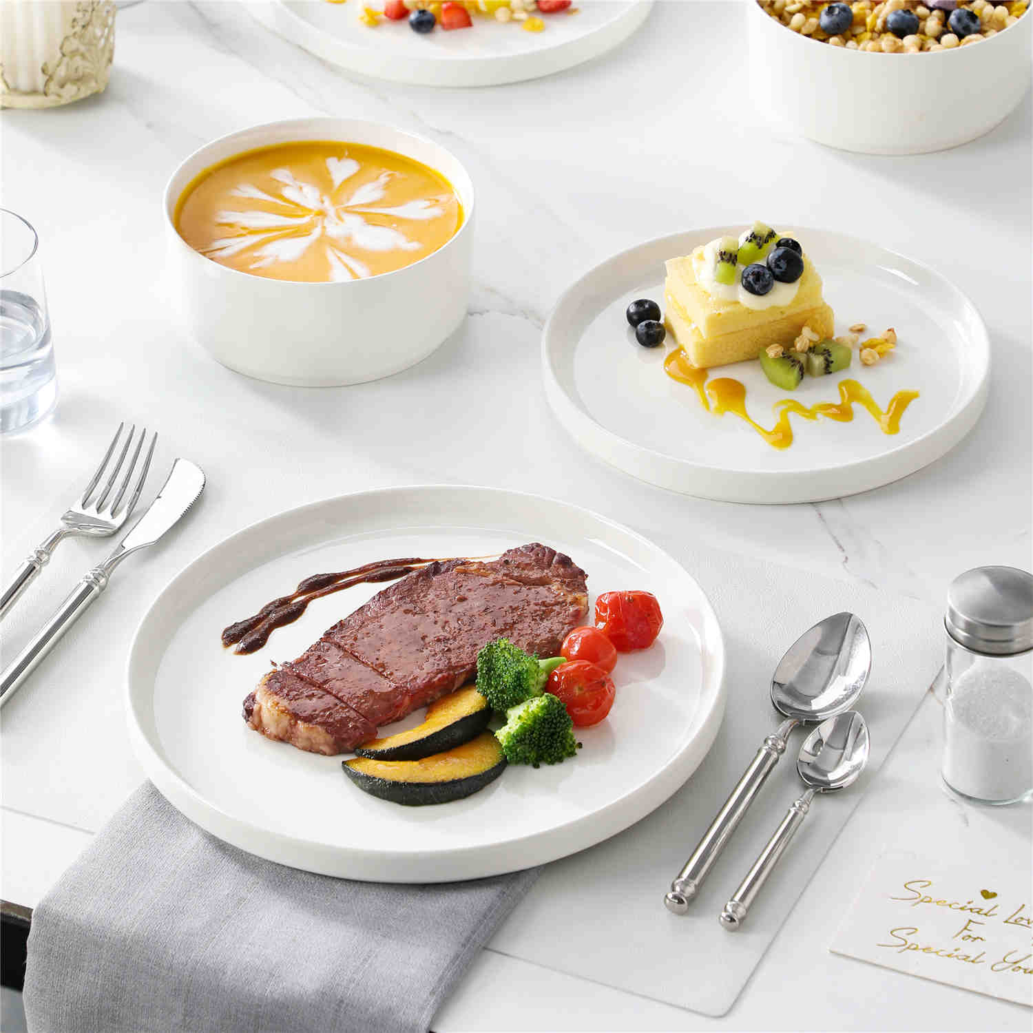 Leah 18 Piece Dinnerware Set - Image 4