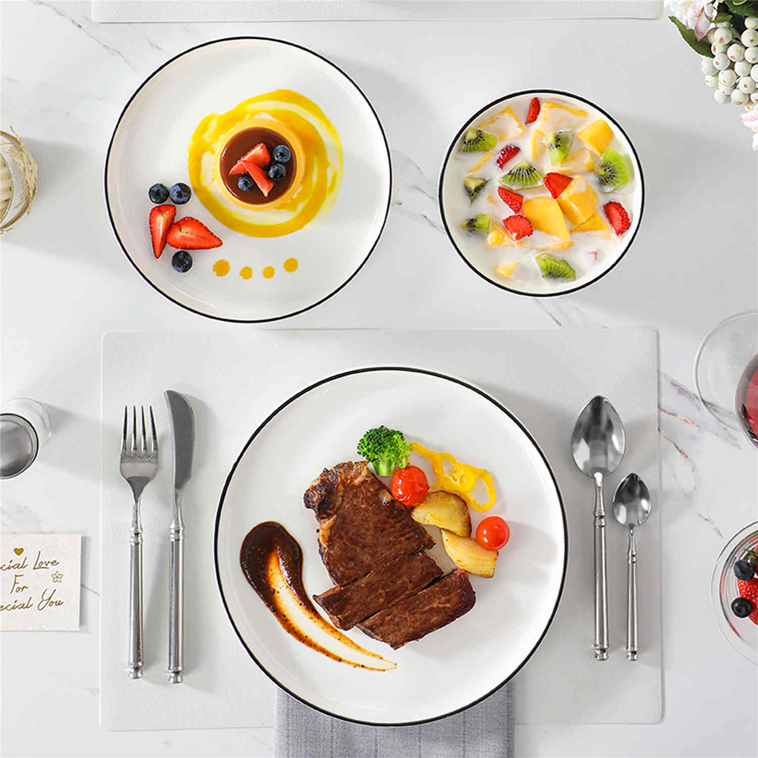 Leah 18 Piece Dinnerware Set - Image 5