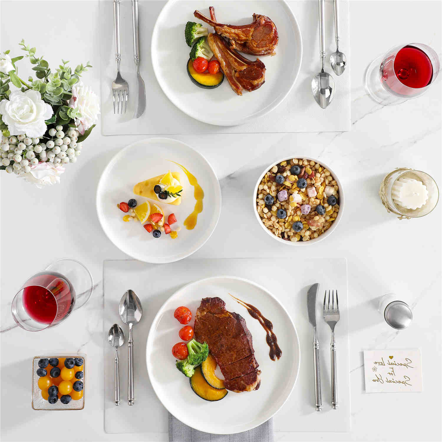 Leah 18 Piece Dinnerware Set - Image 7