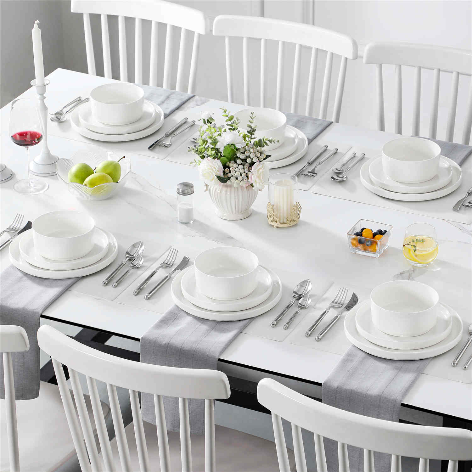 Leah 18 Piece Dinnerware Set - Image 8