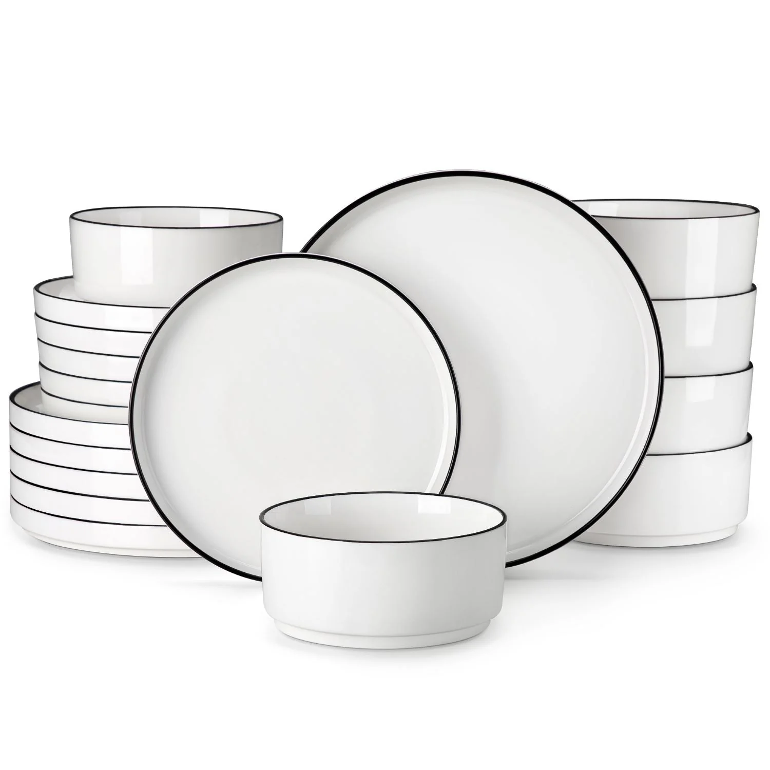 Leah 18 Piece Dinnerware Set for 6 - Image 10