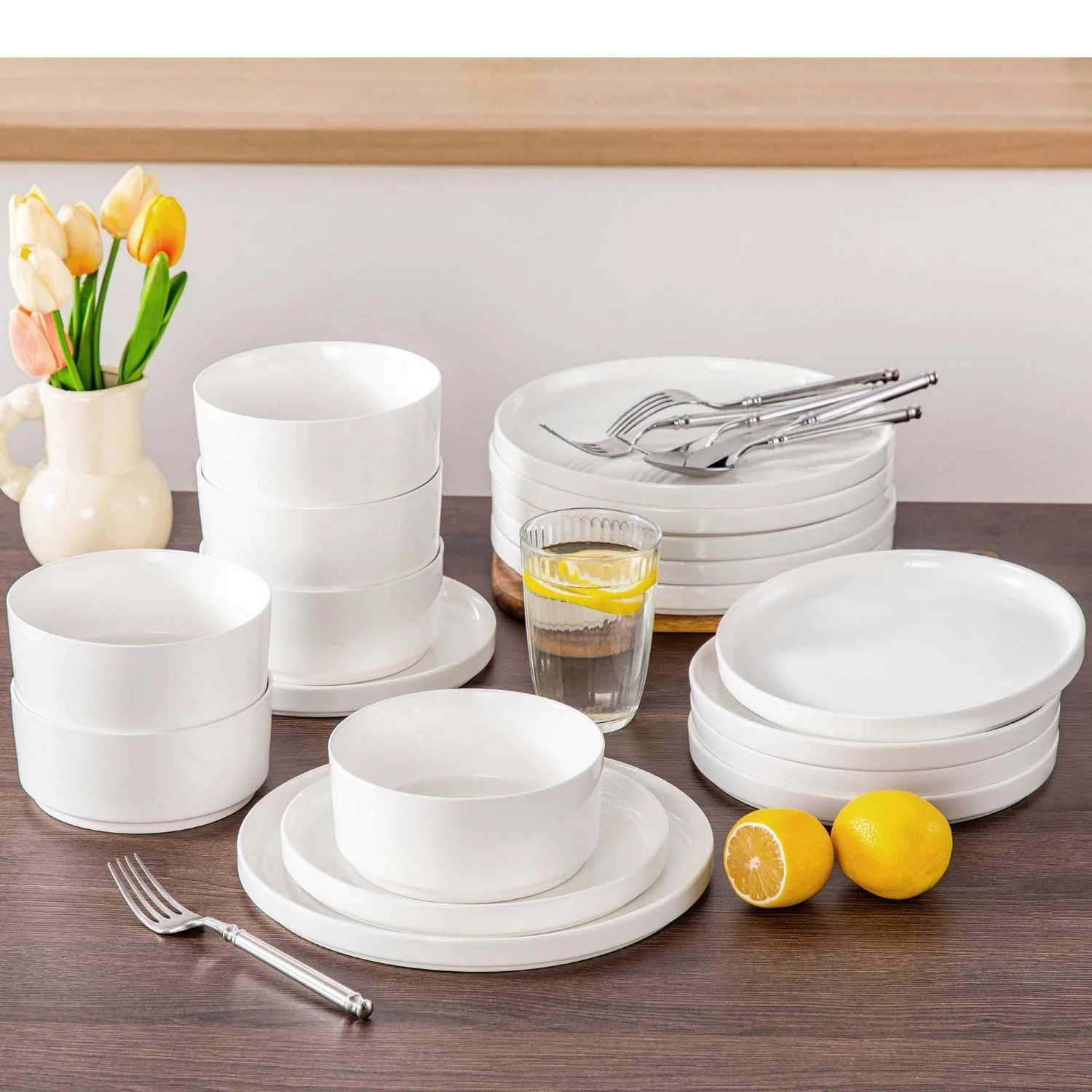 Leah 18 Piece Dinnerware Set for 6 - Image 4