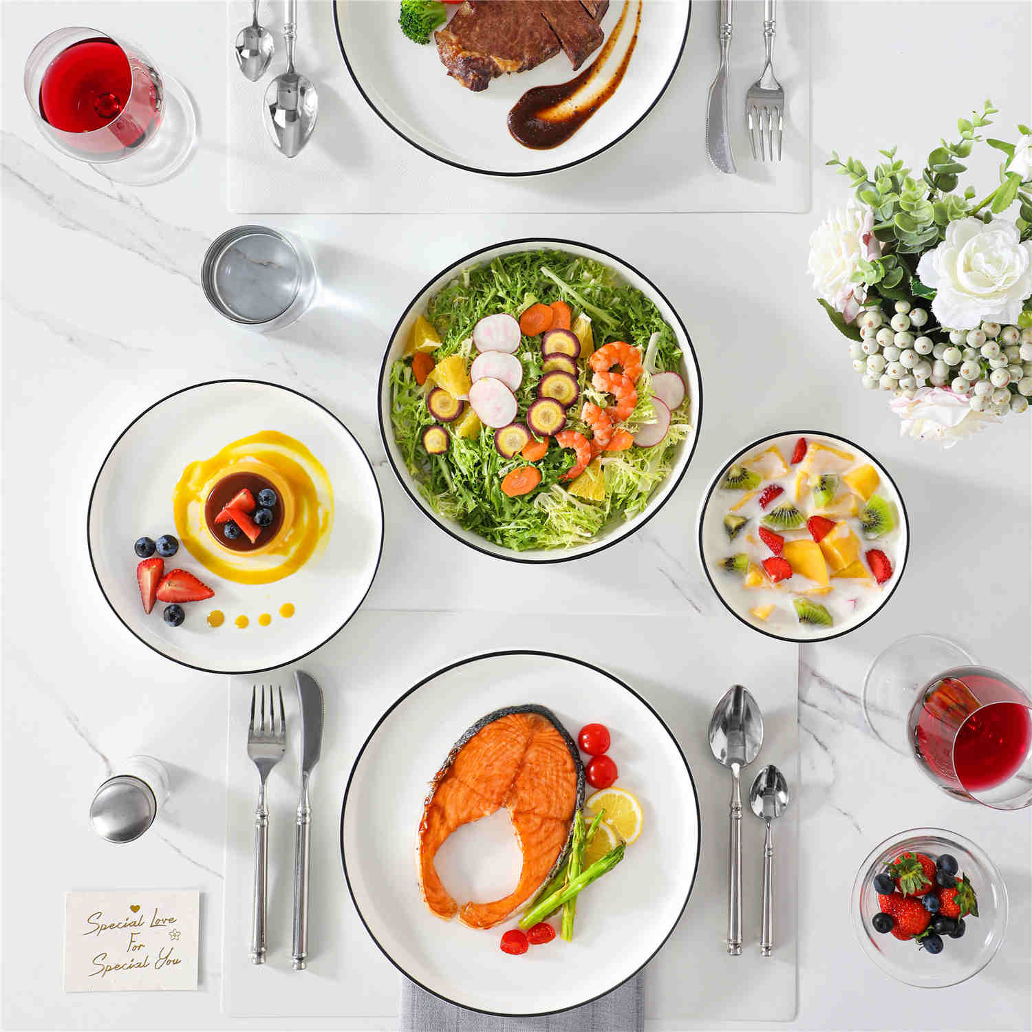 Leah 24 Piece Dinnerware Set - Image 14