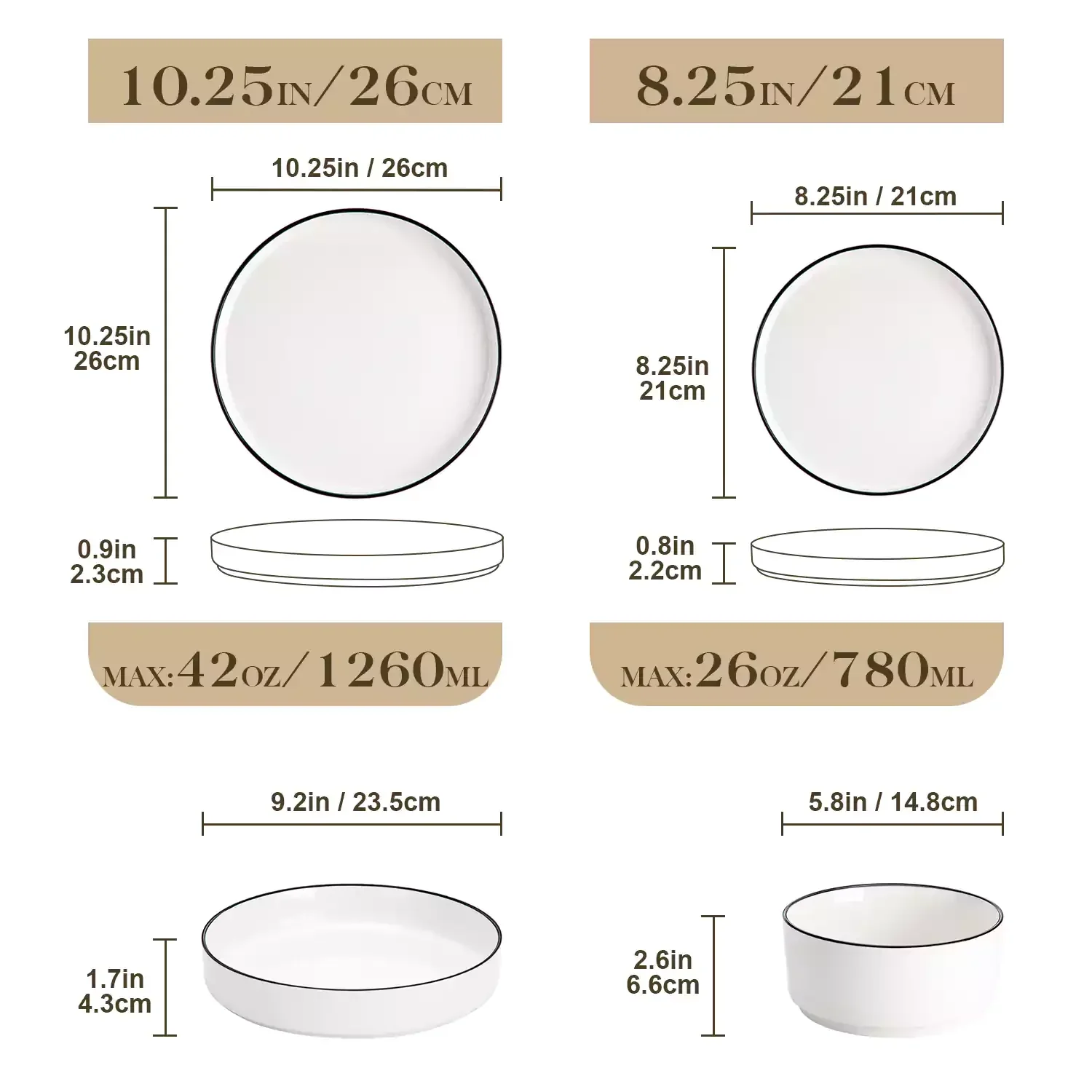 Leah 24 Piece Dinnerware Set - Image 18