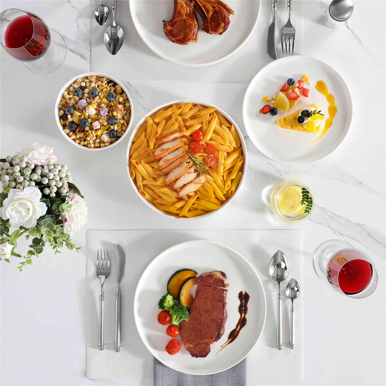 Leah 24 Piece Dinnerware Set - Image 5