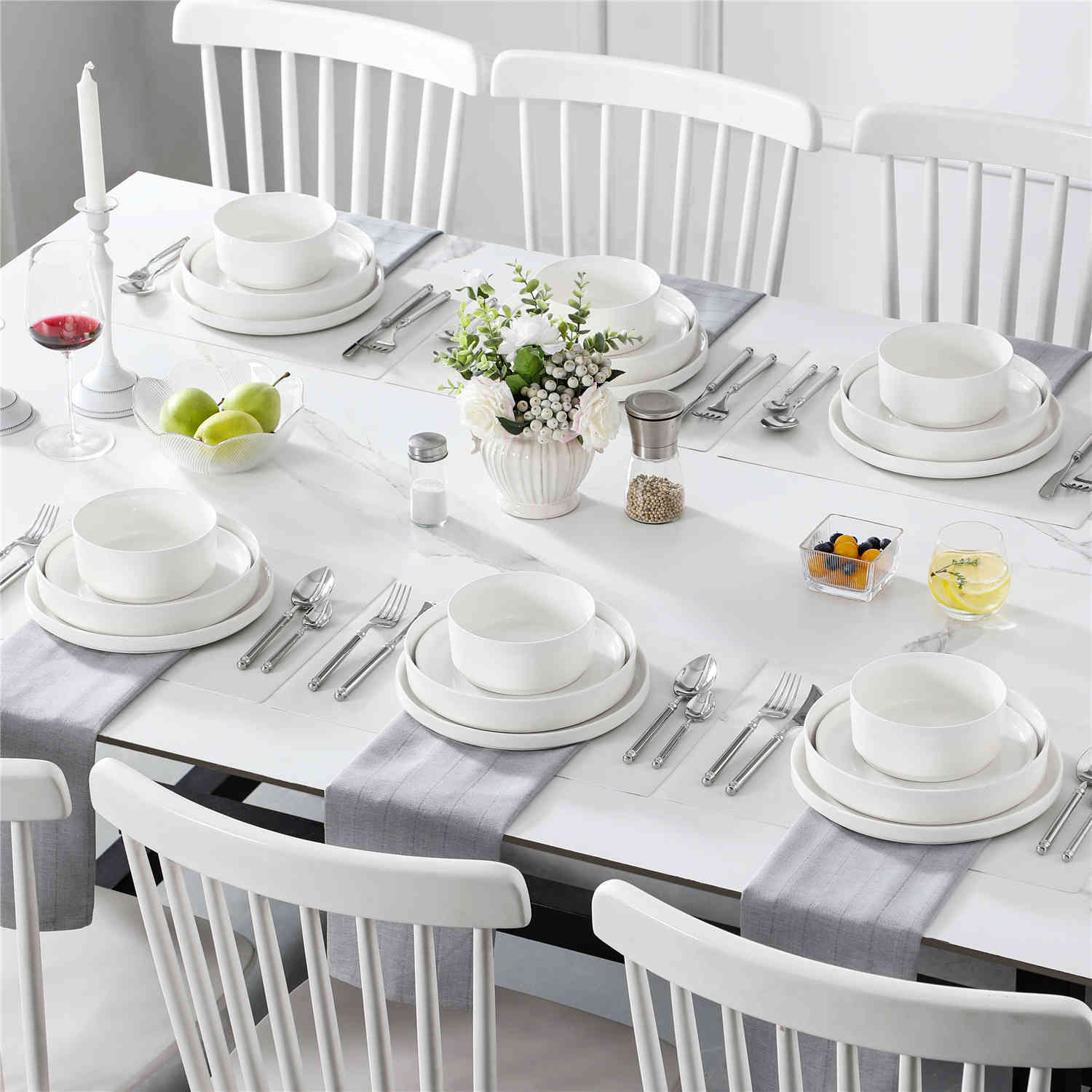 Leah 24 Piece Dinnerware Set - Image 7